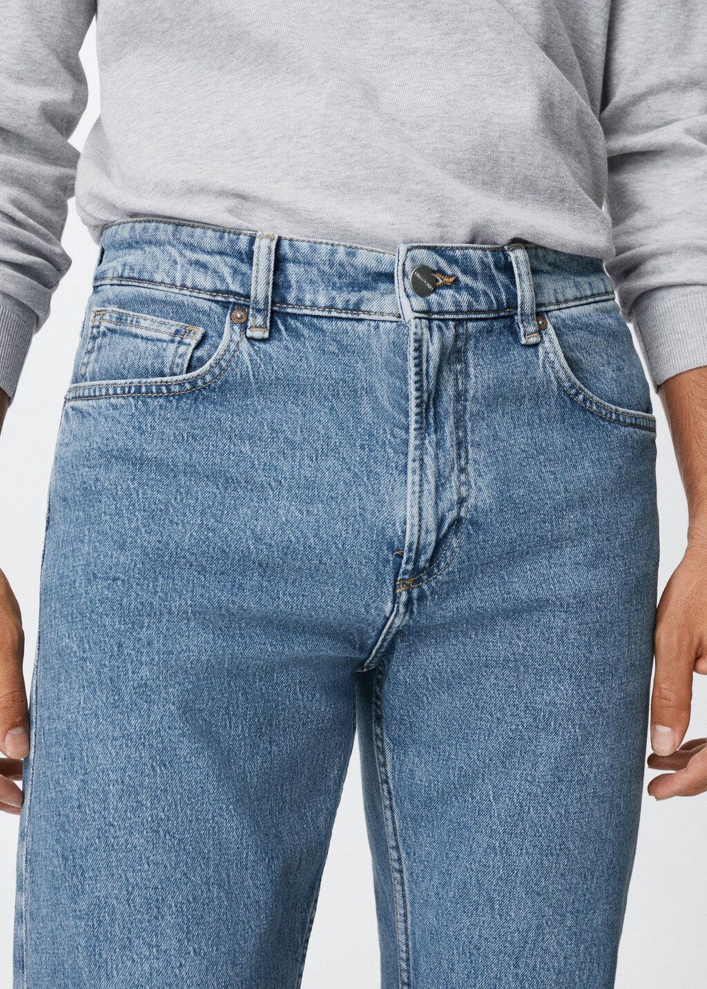 Ben tapered cropped jeans - Details of the article 1