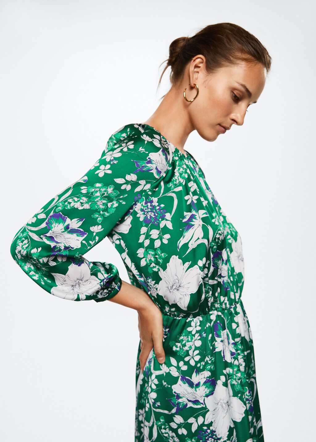 Flower print dress - Details of the article 1