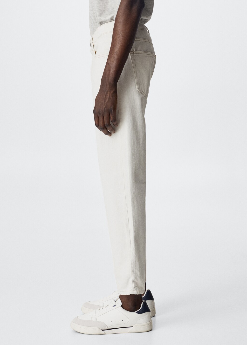 Ben tapered cropped jeans - Details of the article 2