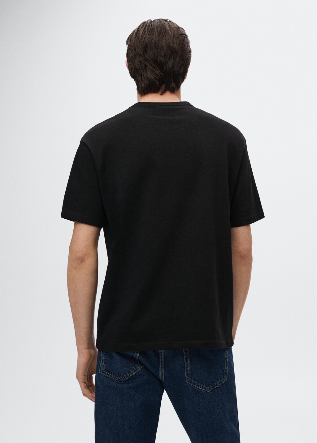 Relaxed fit cotton t-shirt - Reverse of the article