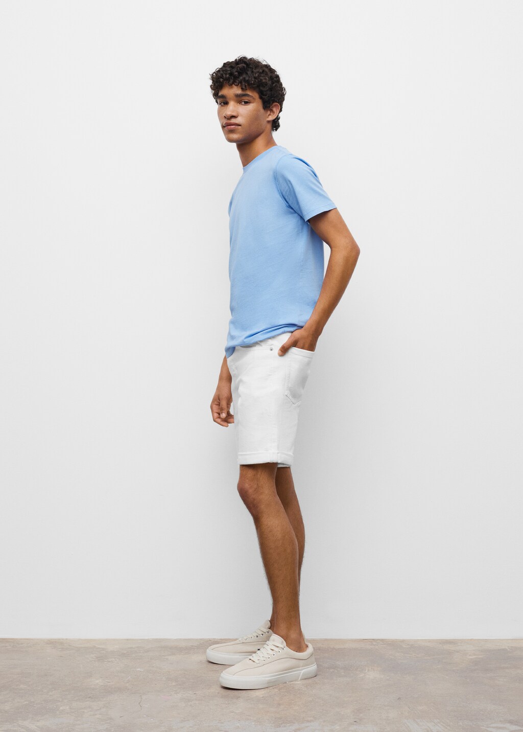 Cotton denim shorts Boys MANGO OUTLET United Kingdom