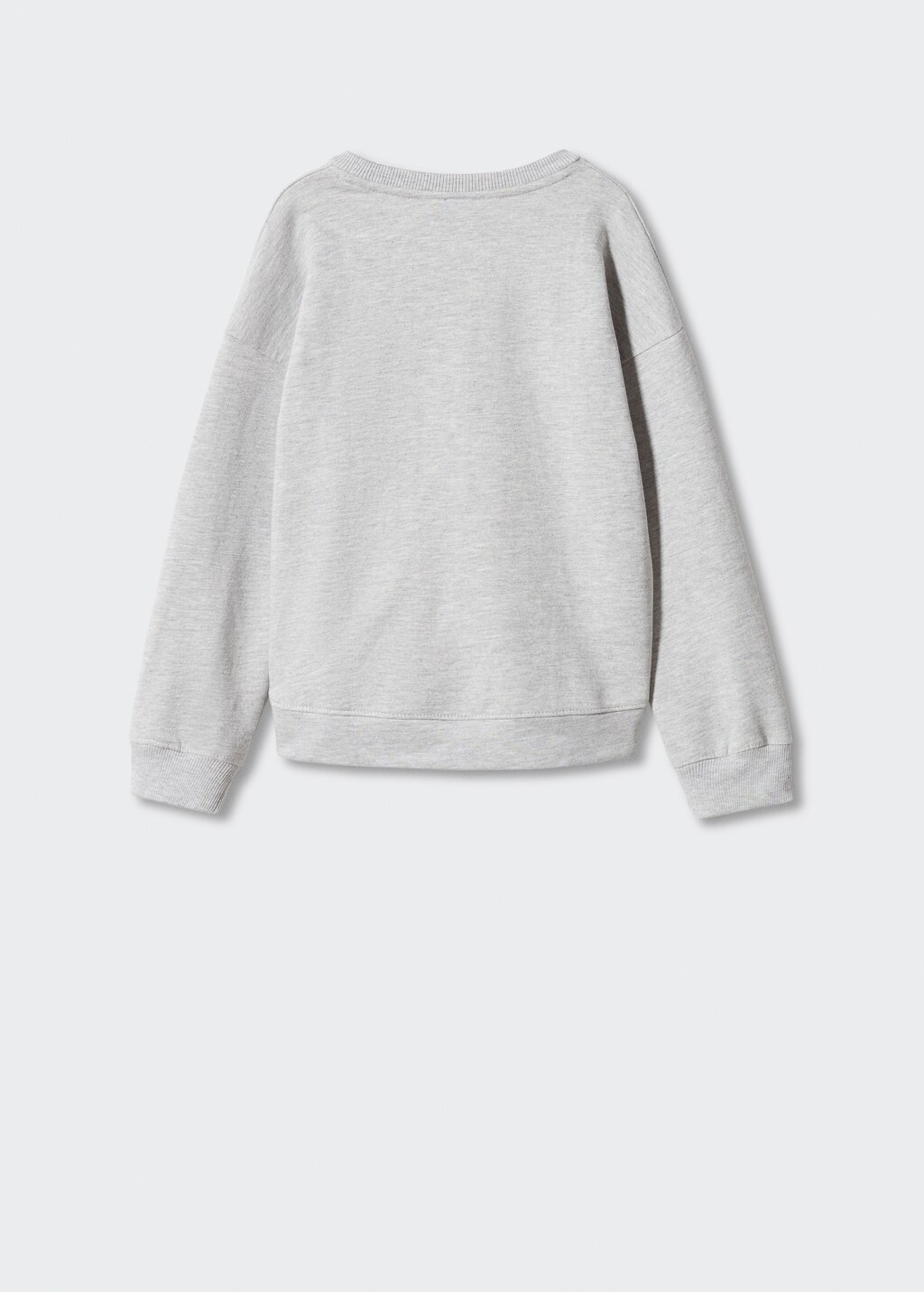 Printed cotton sweatshirt - Reverse of the article