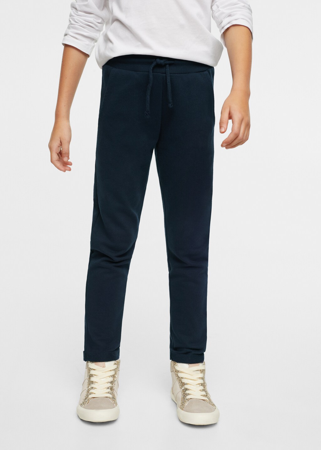 Cotton jogger-style trousers - Details of the article 6