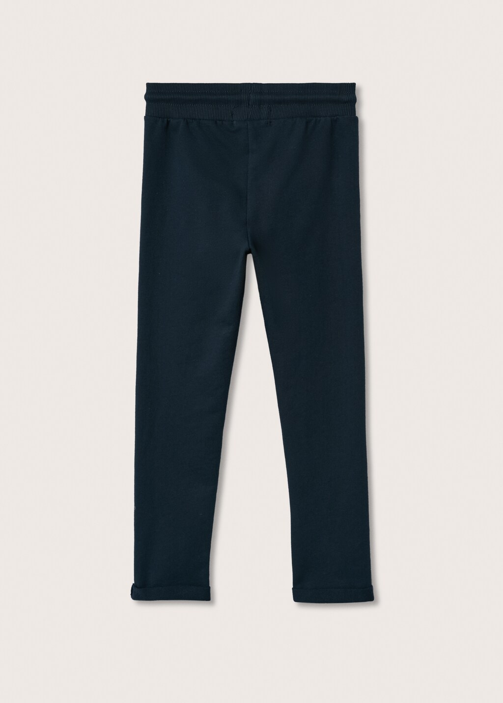 Cotton jogger-style trousers - Reverse of the article