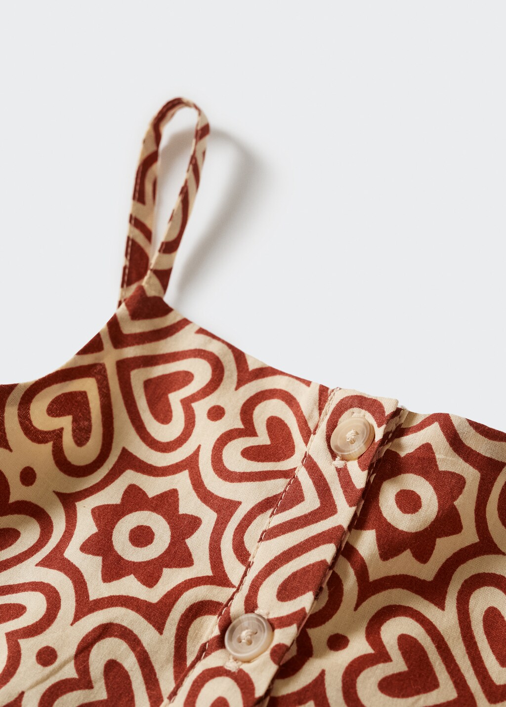 Printed cotton dress - Details of the article 7