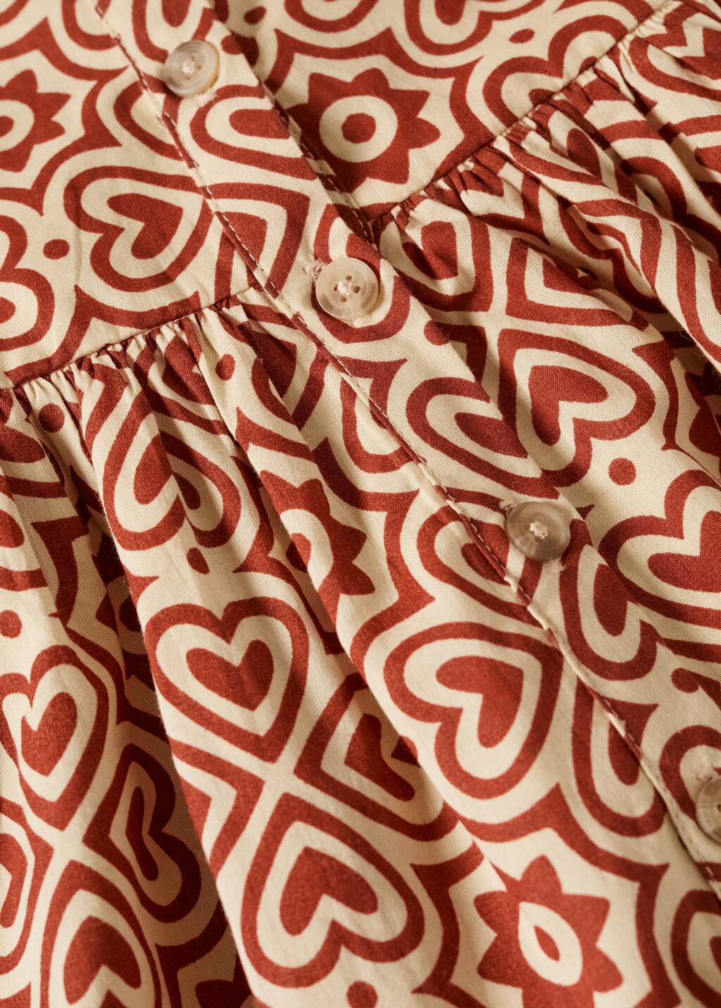 Printed cotton dress - Details of the article 8