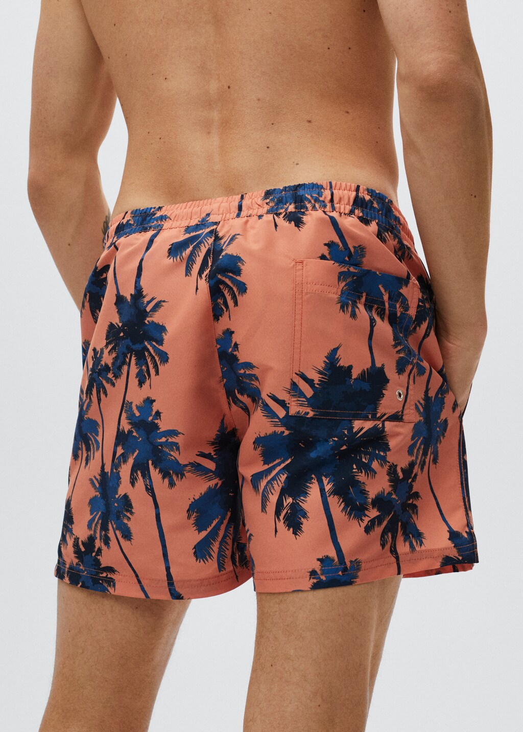 Hawaiian print swimming trunks - Details of the article 2