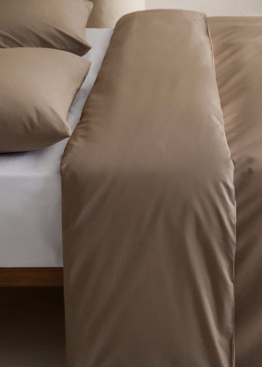 Percale cotton duvet cover (300 threads) 180/200cm bed - Details of the article 9