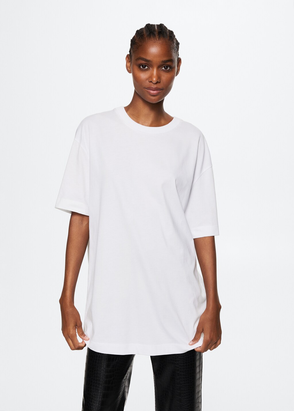 Oversize cotton T-shirt - Medium plane