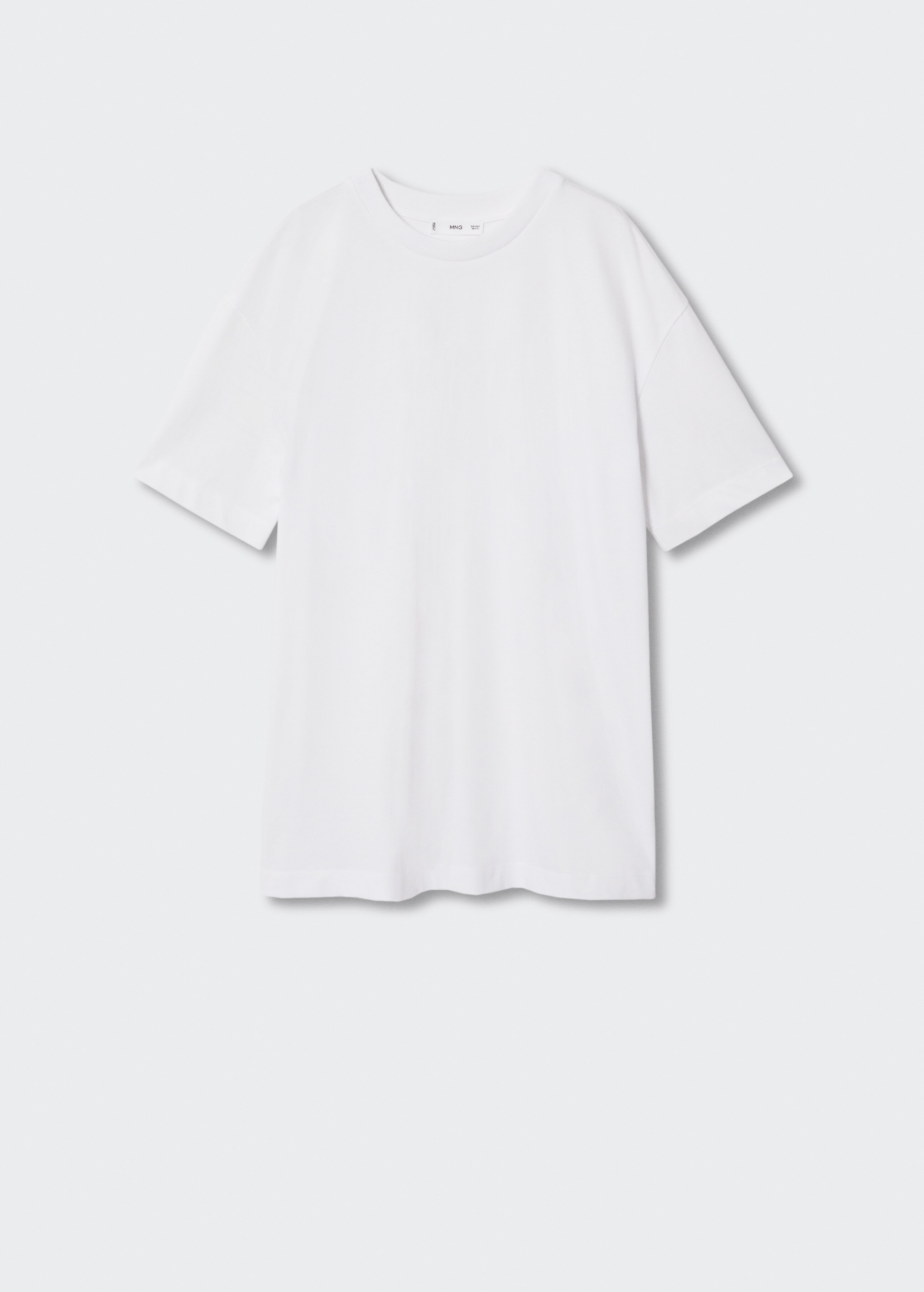 Oversize cotton T-shirt - Article without model