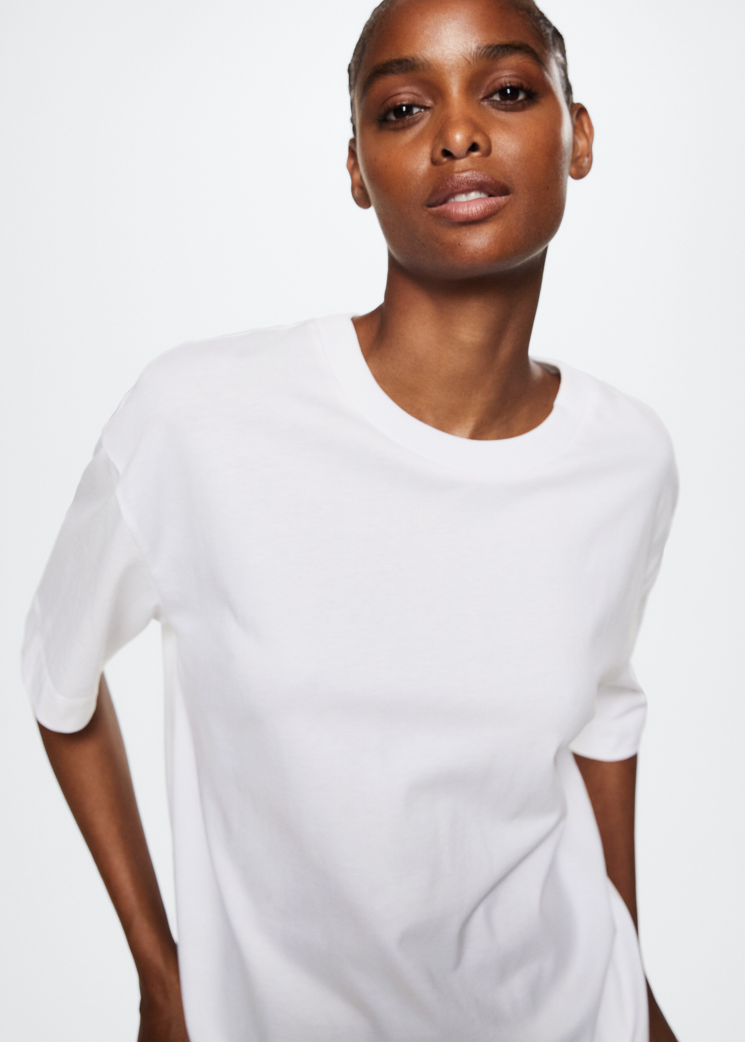 Oversize cotton T-shirt - Details of the article 4