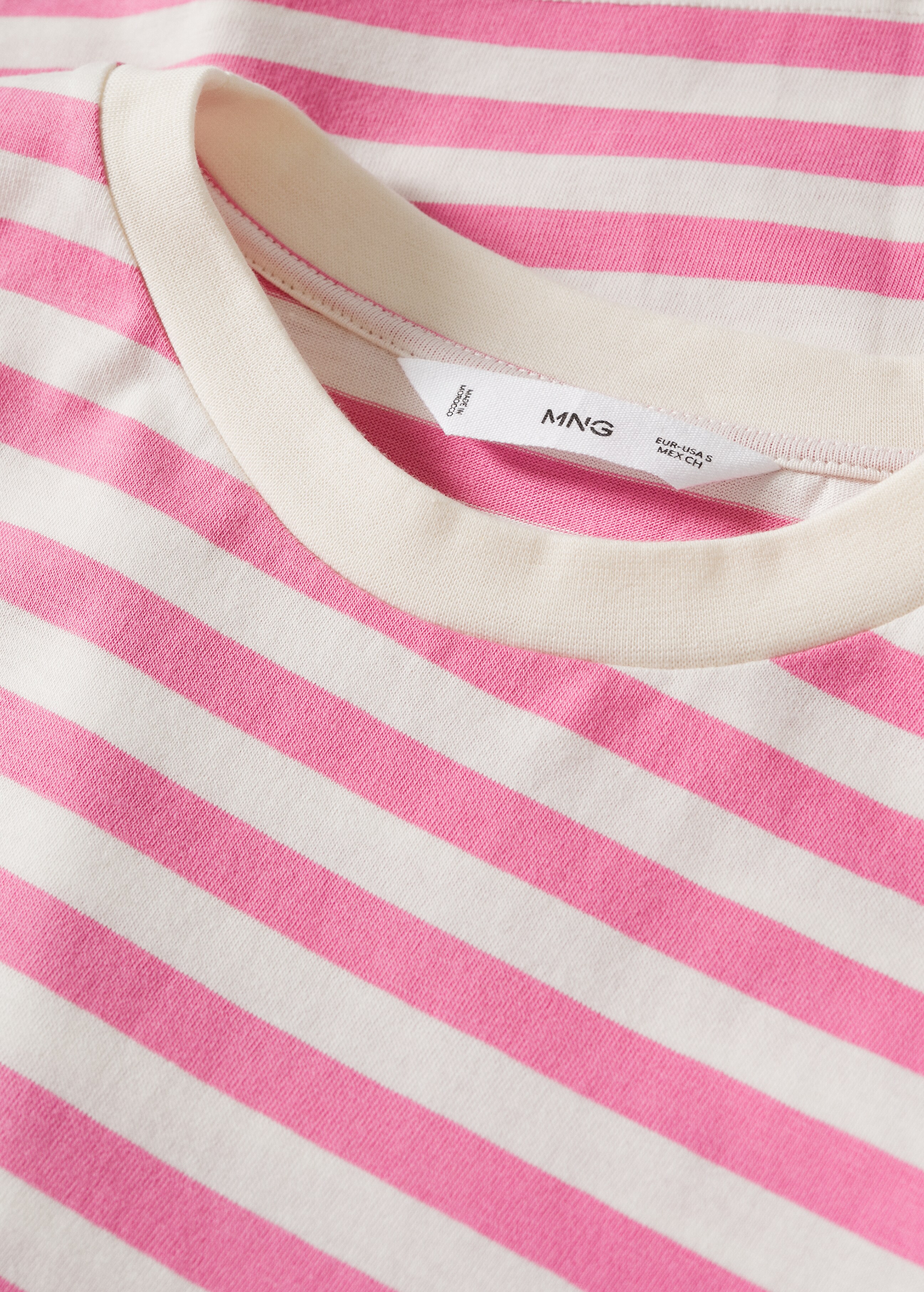 Striped cotton T-shirt - Details of the article 8