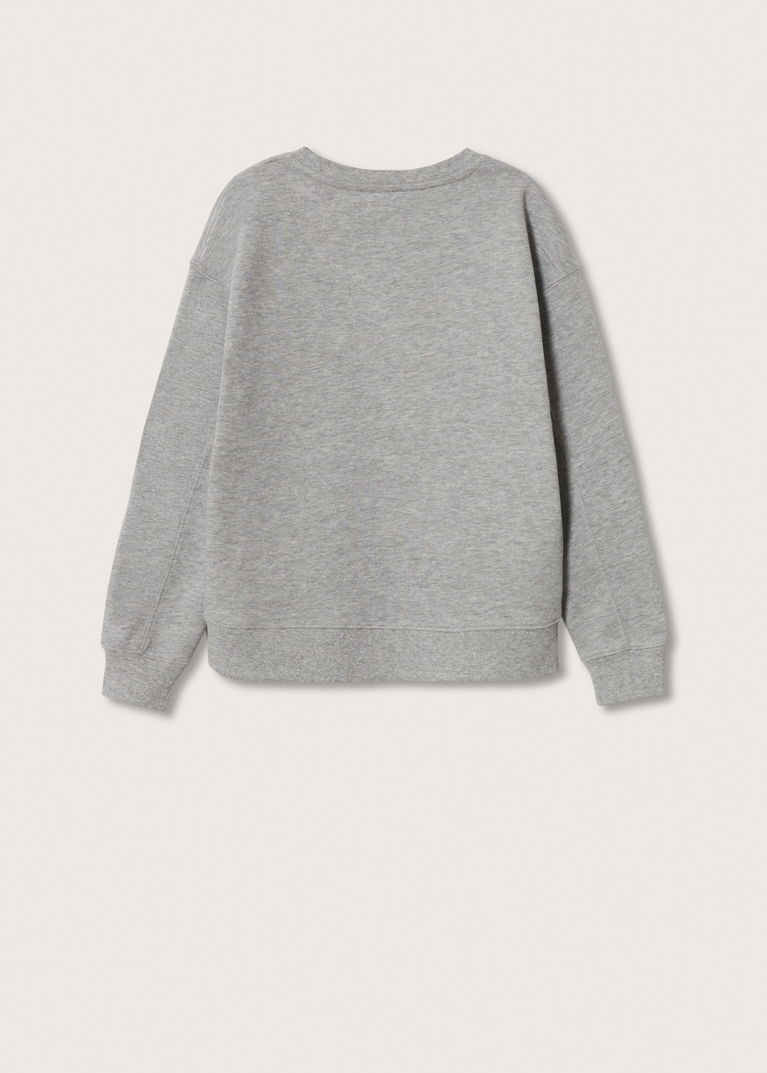 Basic cotton sweater - Reverse of the article