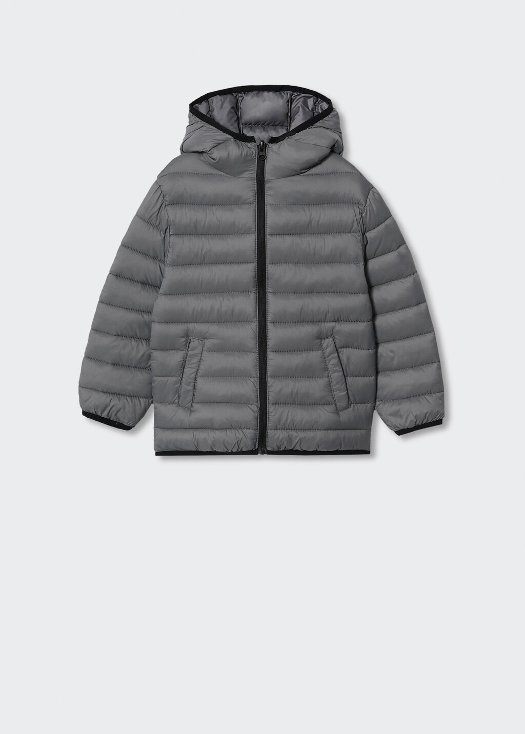 Hood quilted coat - Article without model