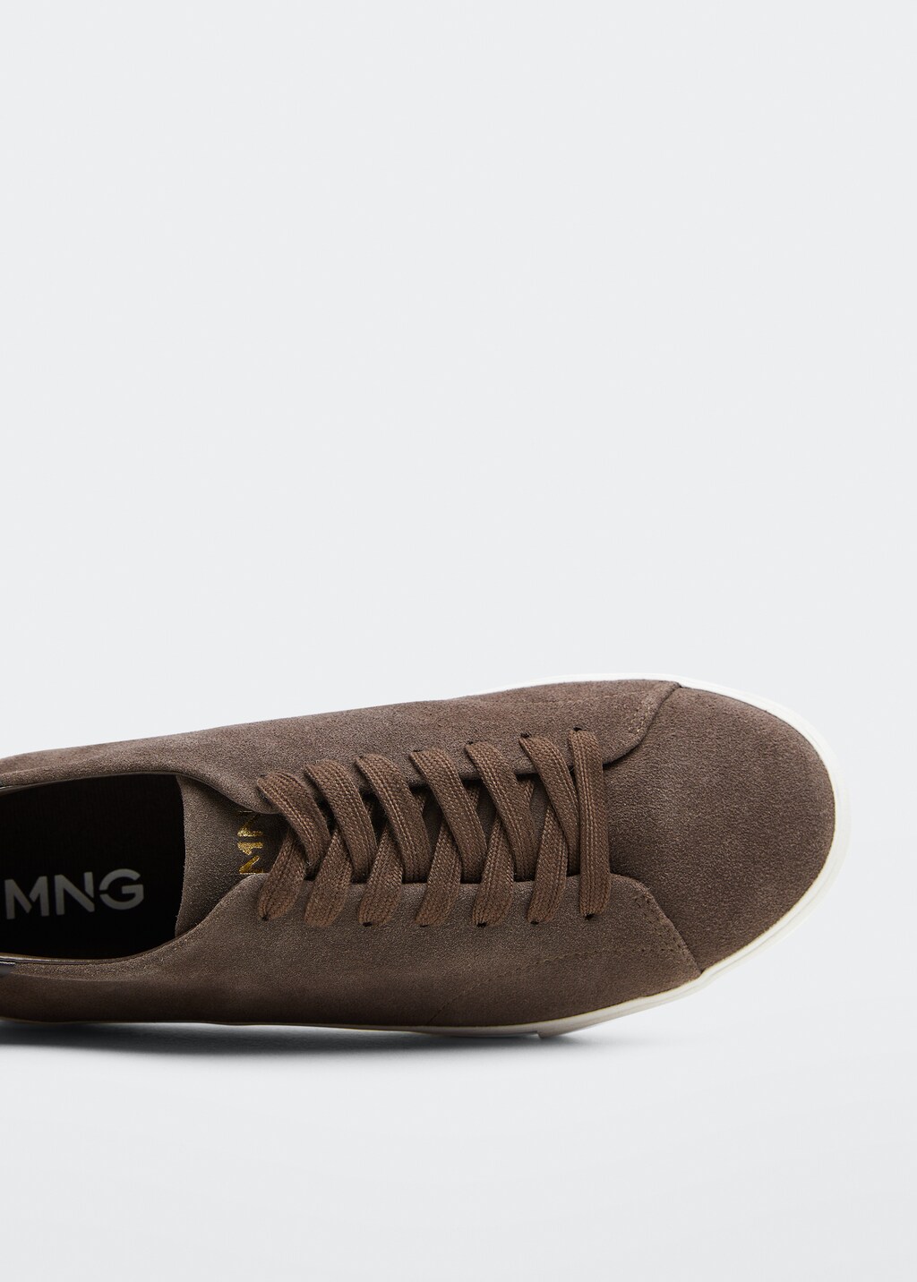 Lace-up leather sneakers - Medium plane