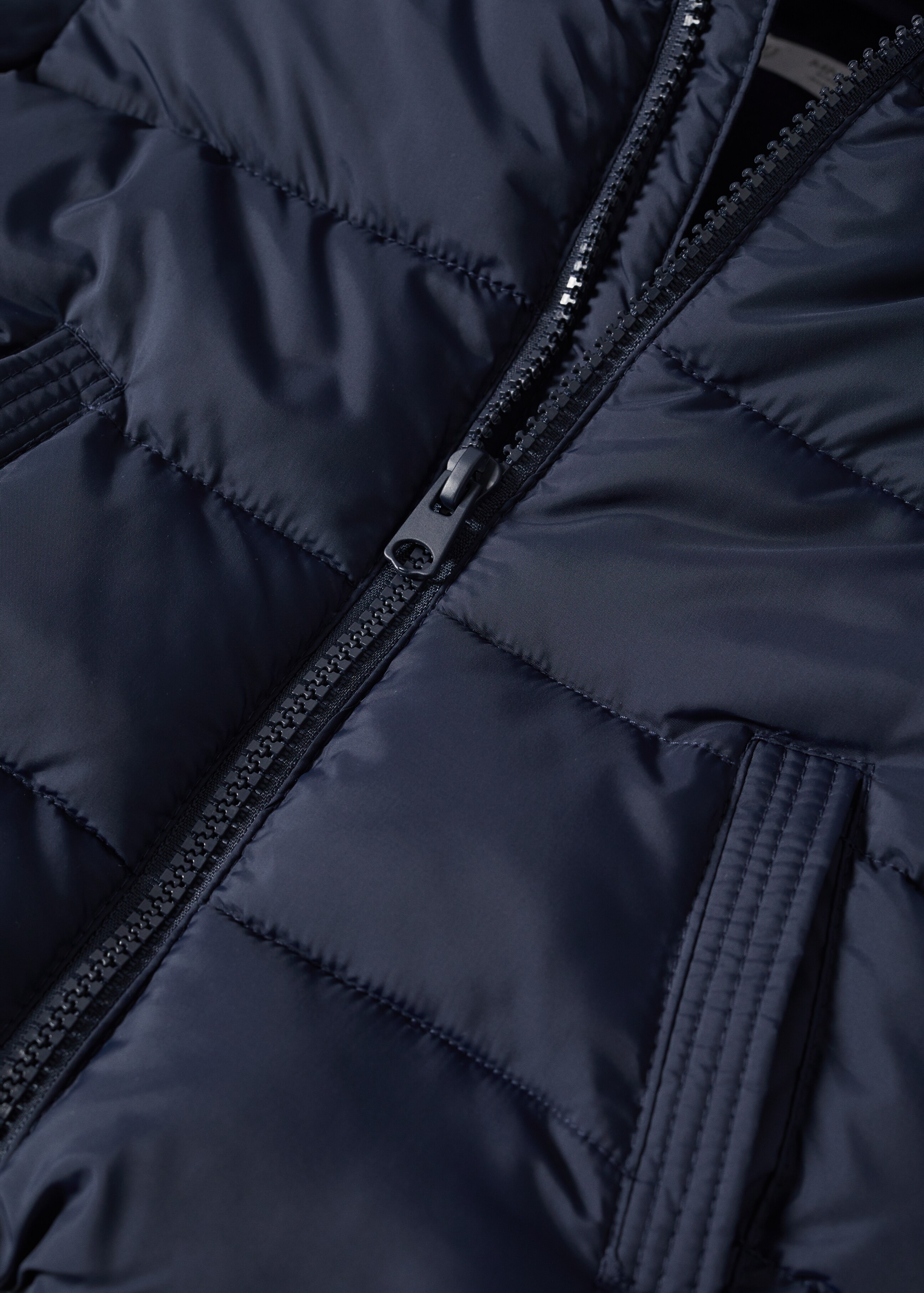 Hood quilted coat - Details of the article 9