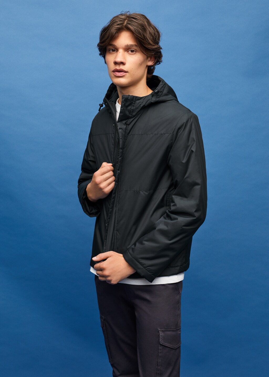 Raincoat hooded jacket - Details of the article 2