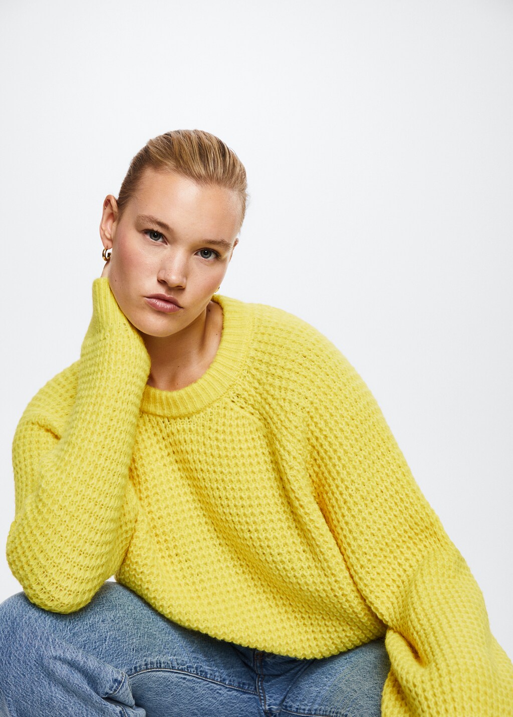 Reversable knitted sweater