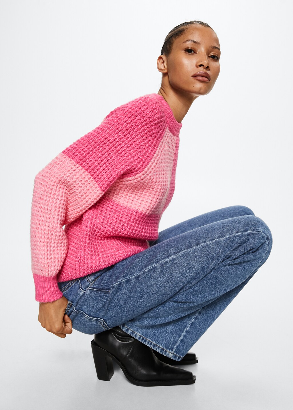 Reverse knit sweater - Details of the article 1