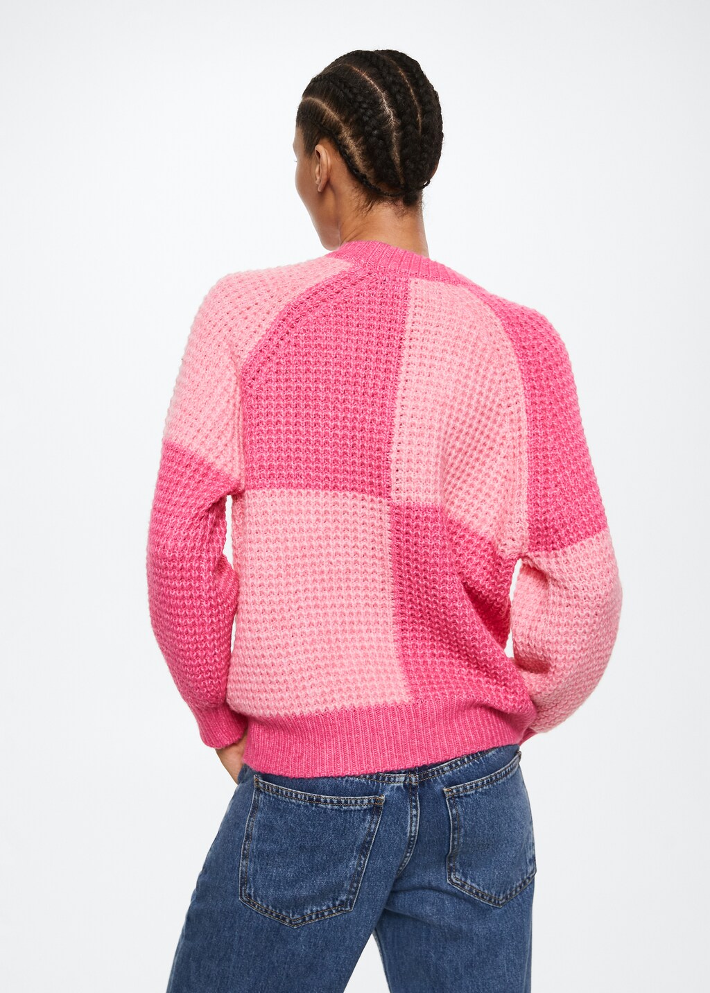 Reverse knit sweater - Reverse of the article