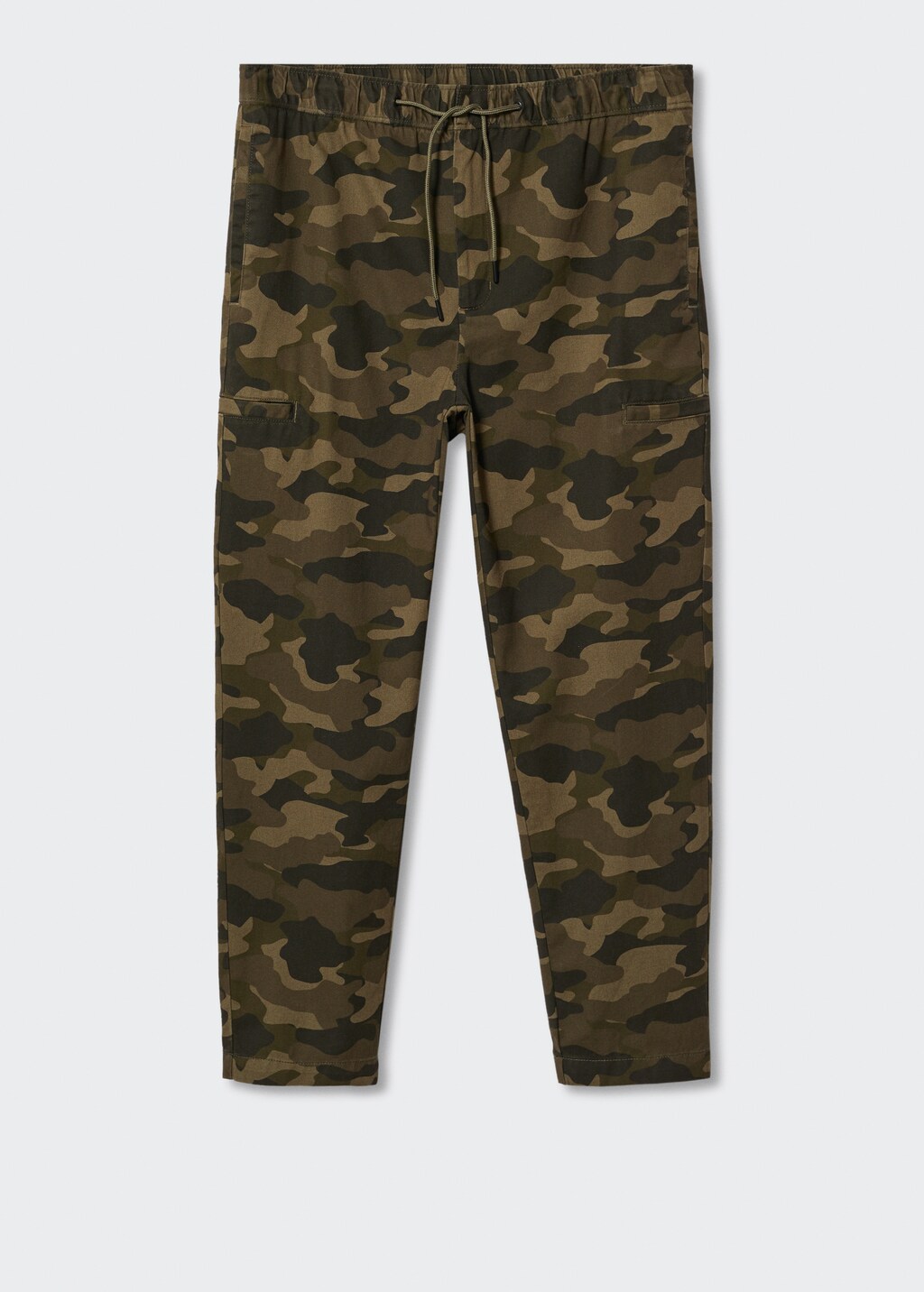 Camouflage cotton trousers - Article without model