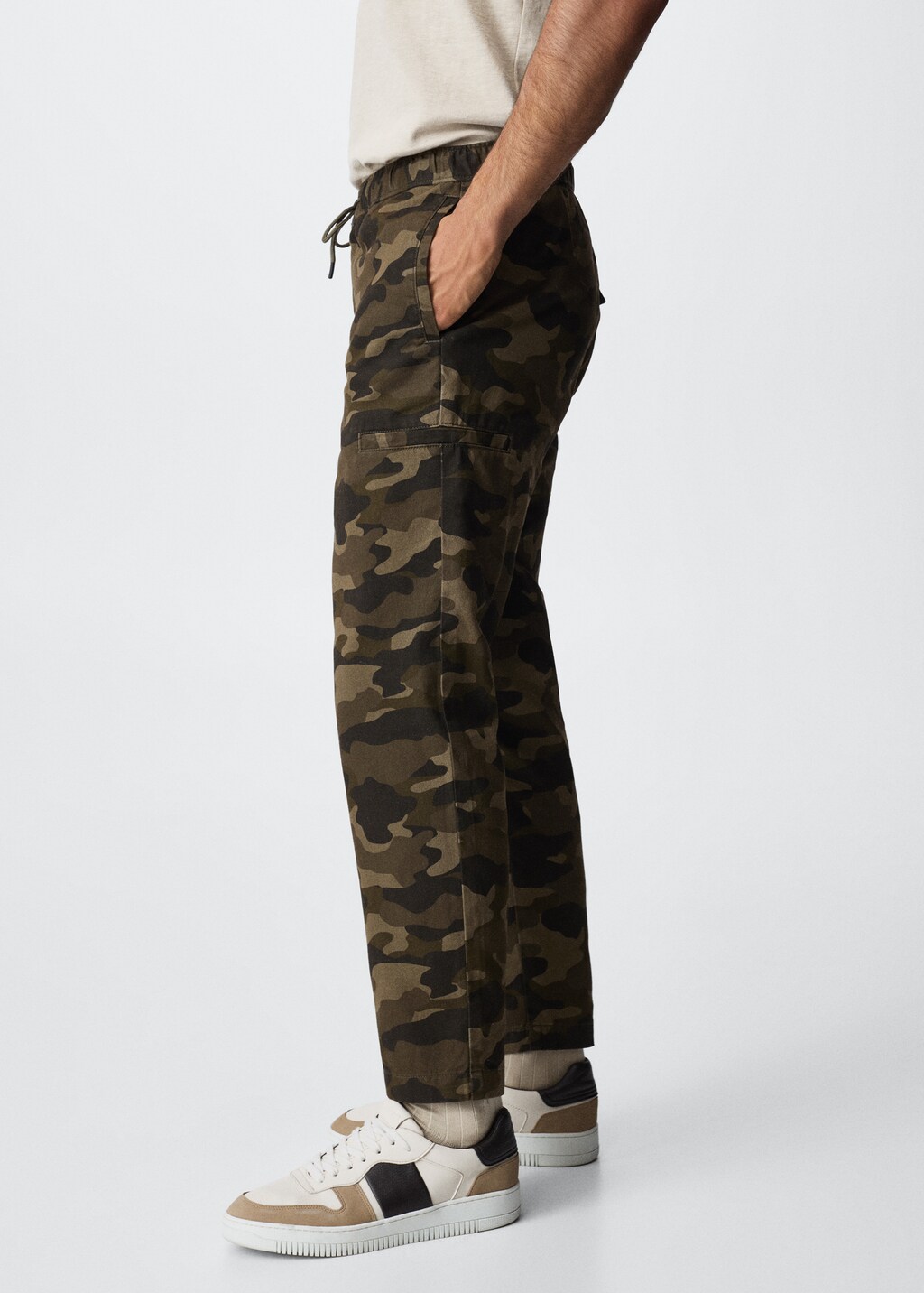 Camouflage cotton trousers - Details of the article 2