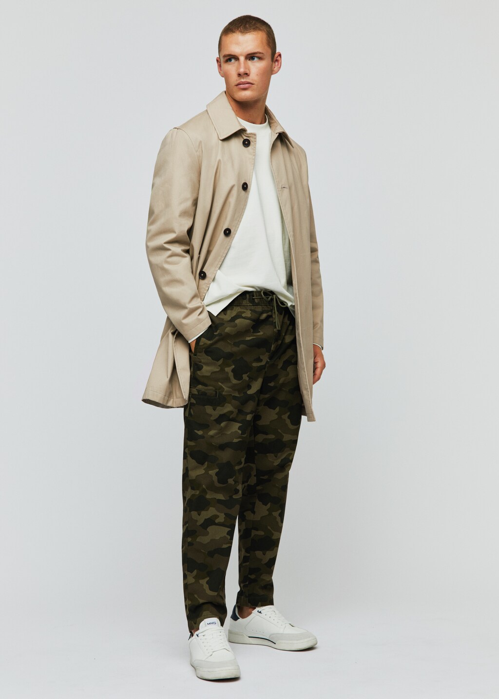 Camouflage cotton trousers - Details of the article 5