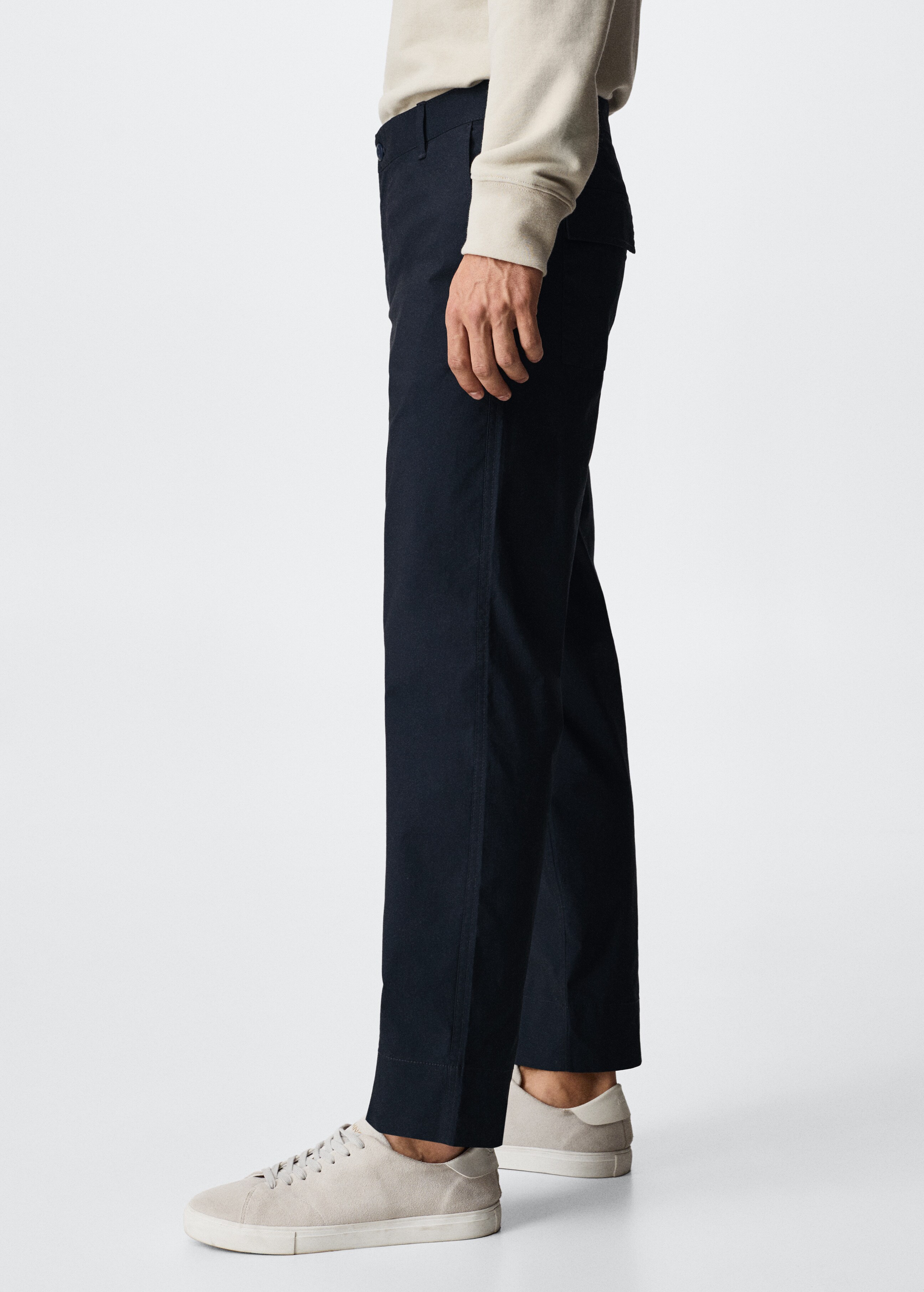 Regular-fit chino trousers - Details of the article 2