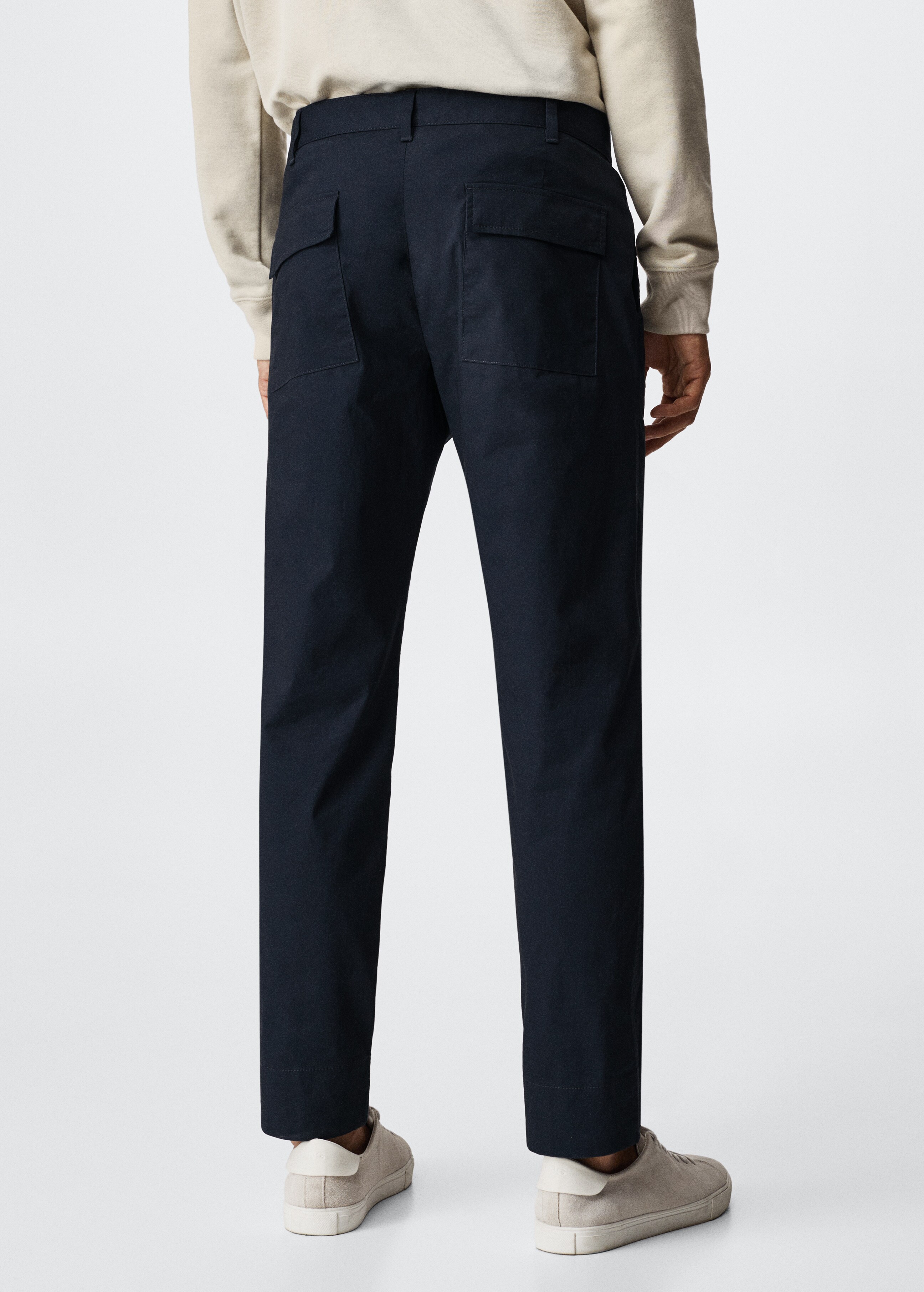 Regular-fit chino trousers - Reverse of the article