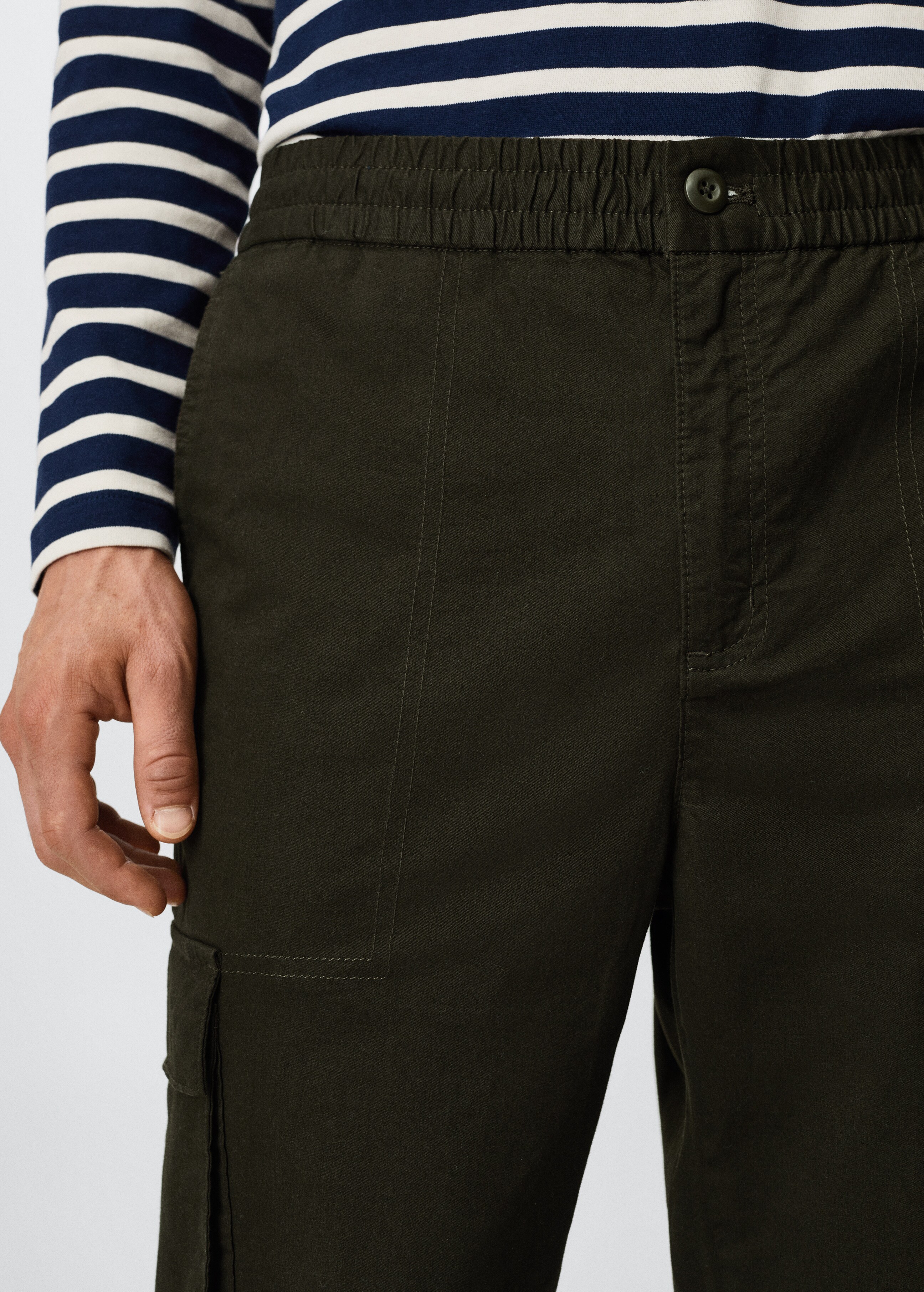 Cotton cargo pants - Details of the article 1