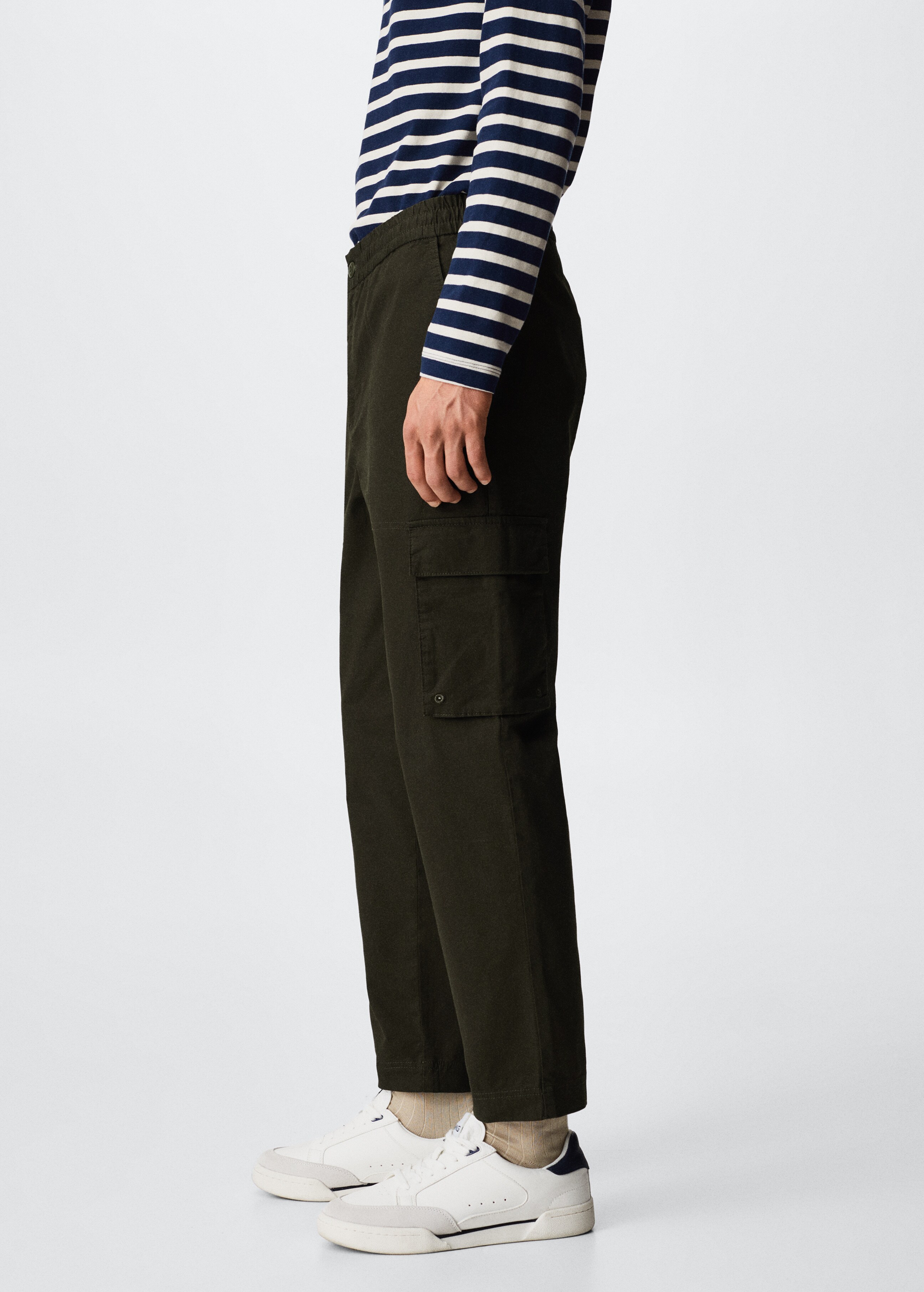 Cotton cargo pants - Details of the article 2
