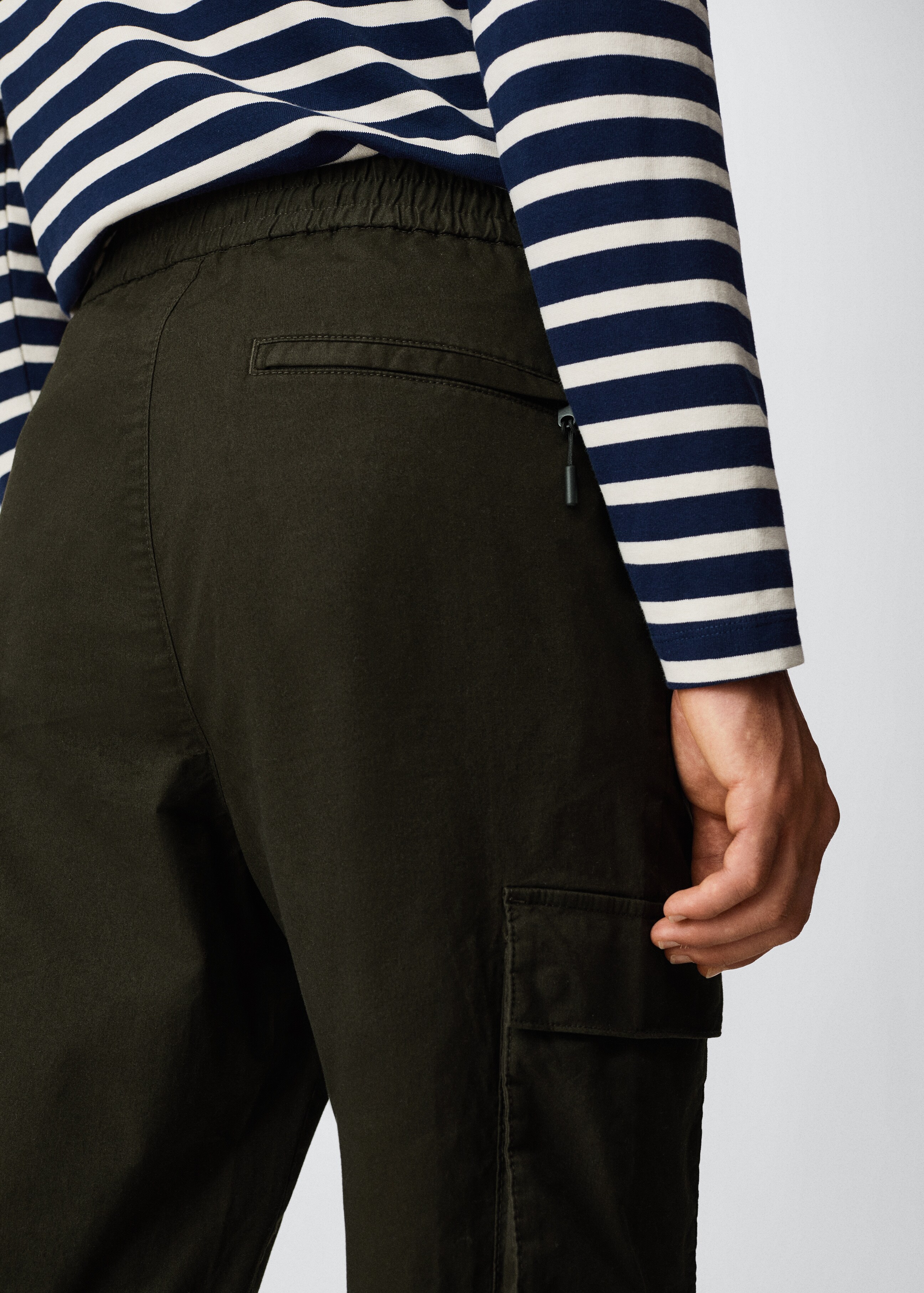 Cotton cargo pants - Details of the article 3