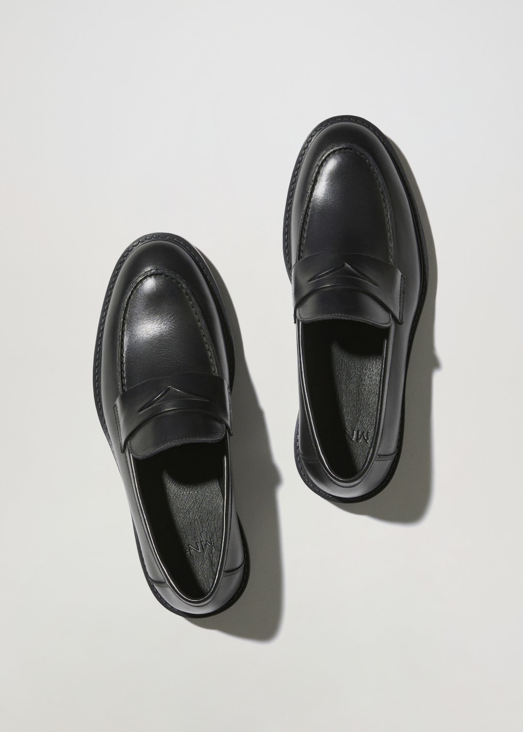 Leather penny loafers - Article without model