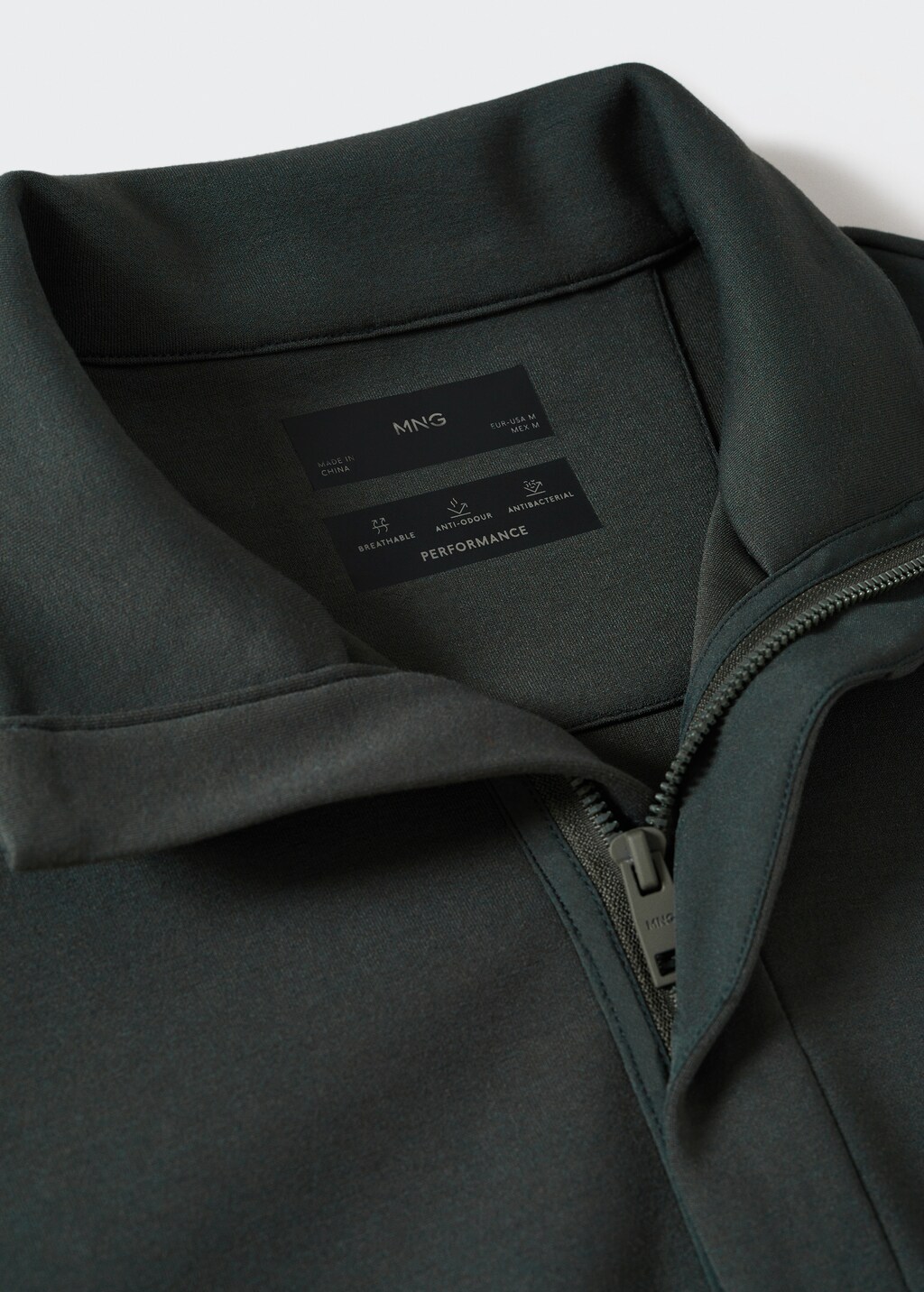 Atmungsaktives Sweatshirt mit Zip-Kragen - Detail des Artikels 8