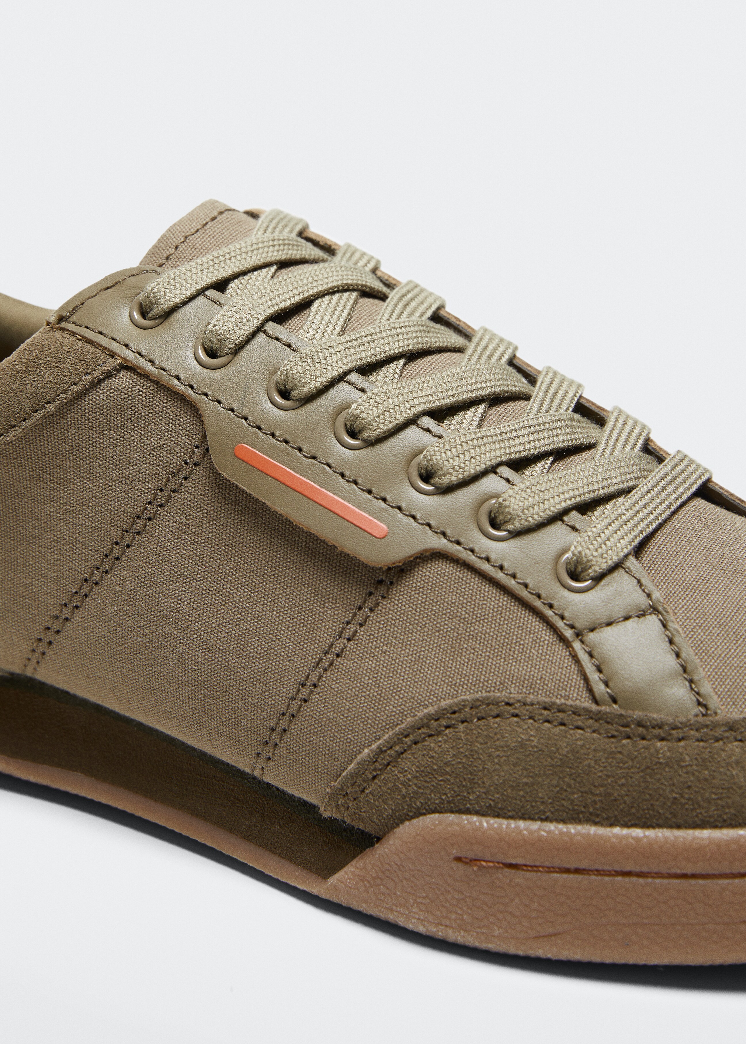 Leather retro sneakers - Details of the article 3