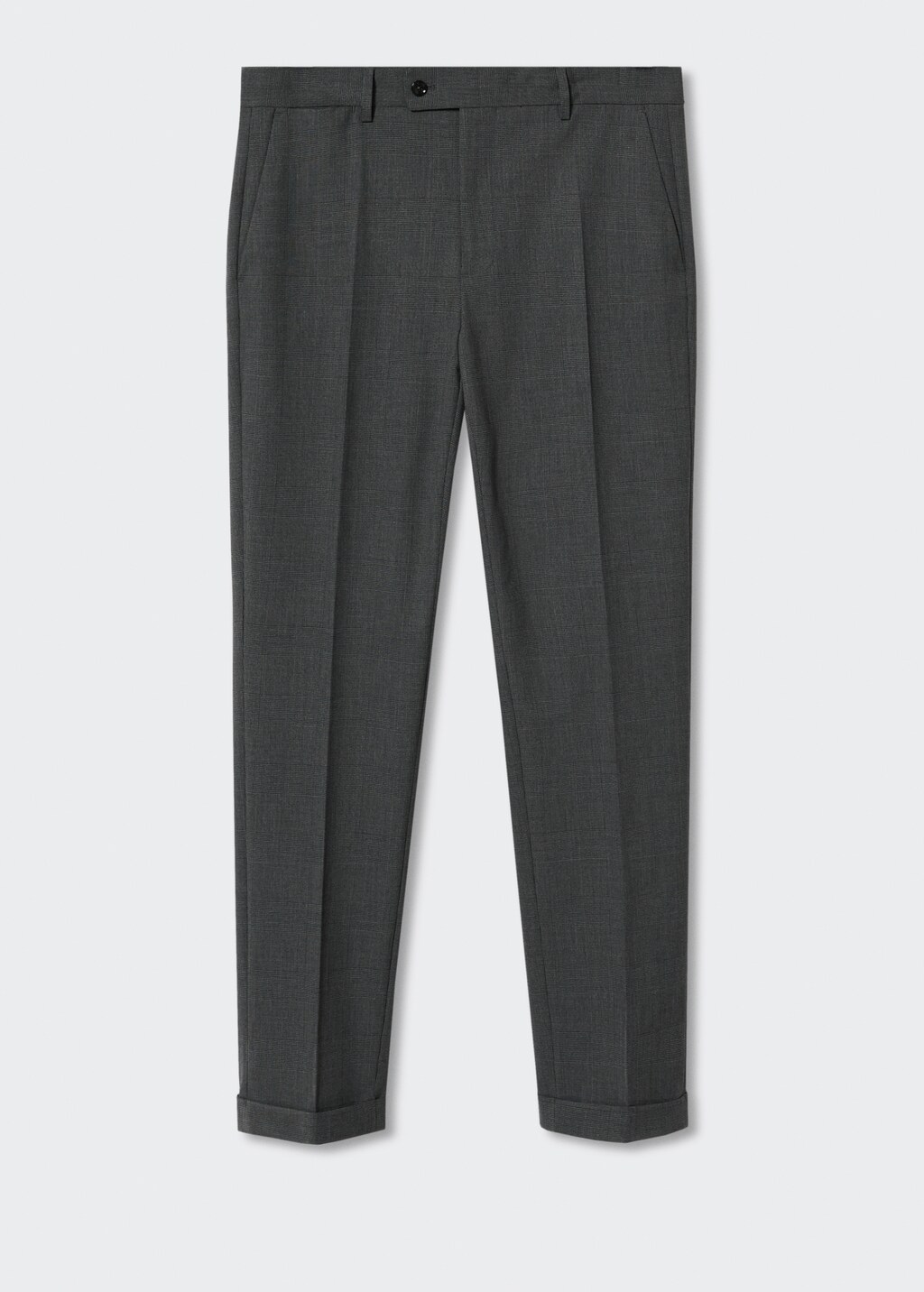 Slim fit check suit trousers - Article without model