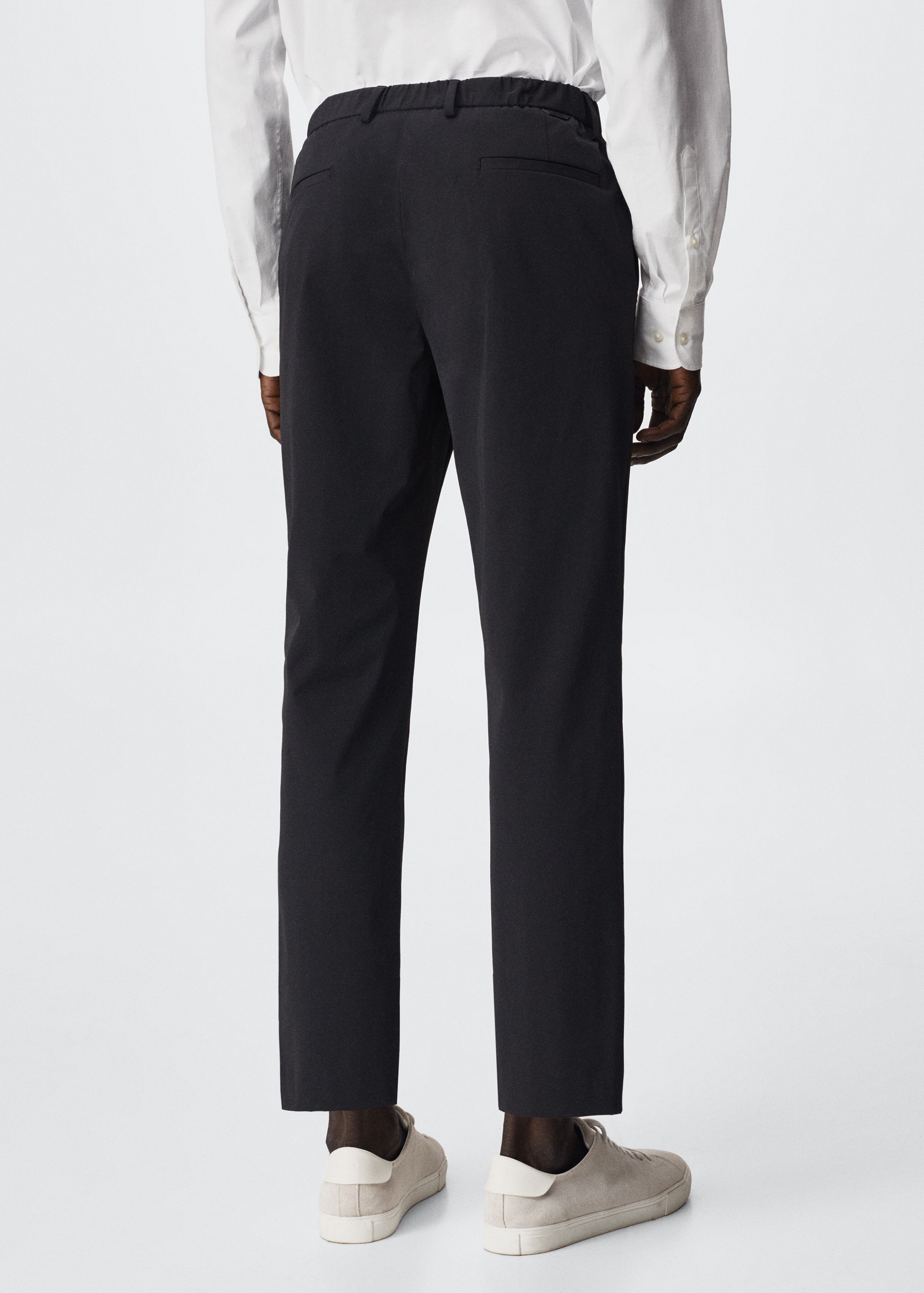 Slim-fit stretch suit pants - Reverse of the article