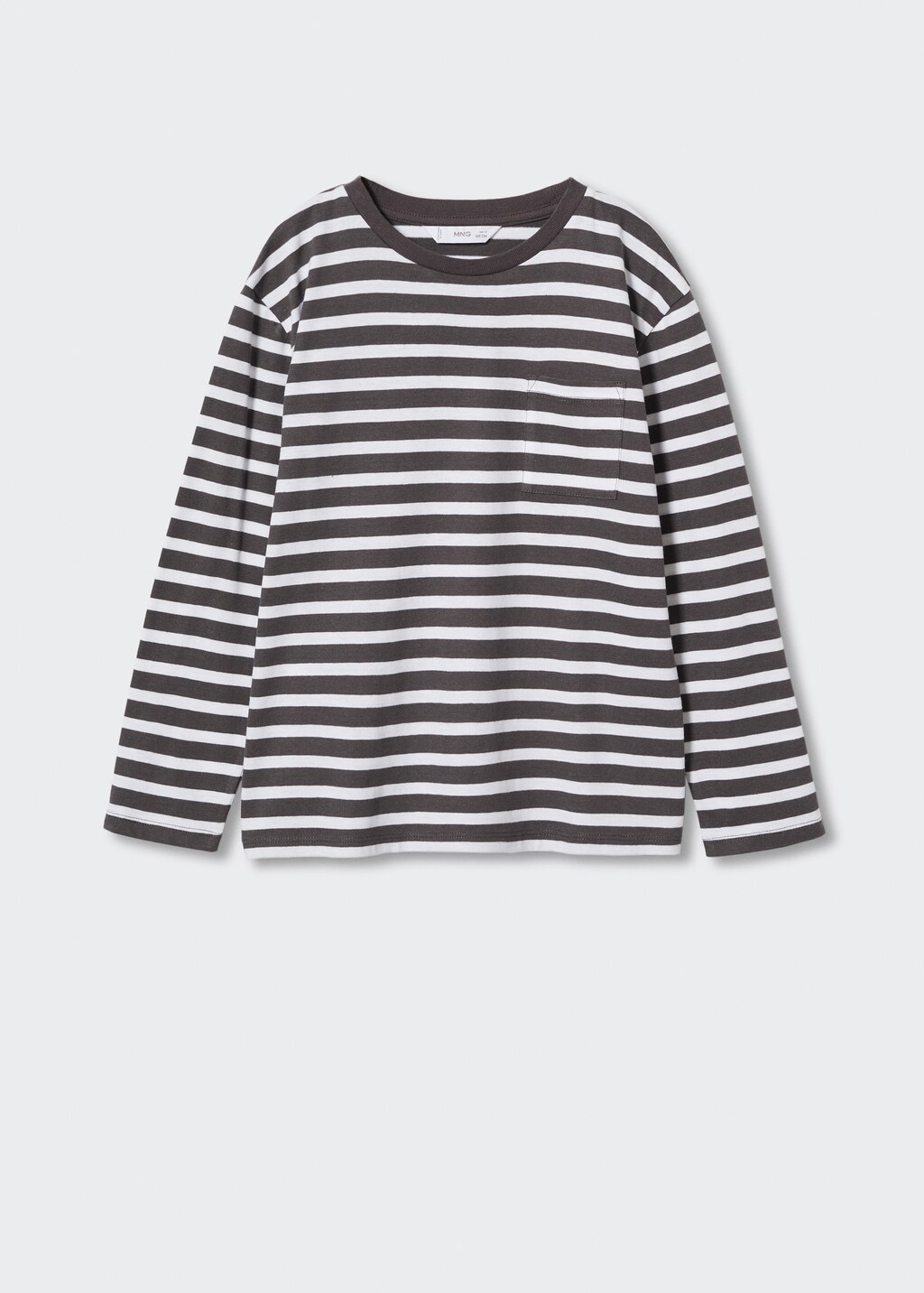 Striped cotton T-shirt - Article without model