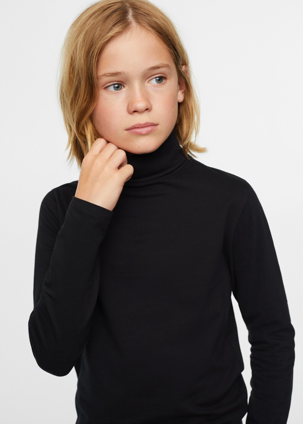 Perkins neck long-sleeved t-shirt - Details of the article 1