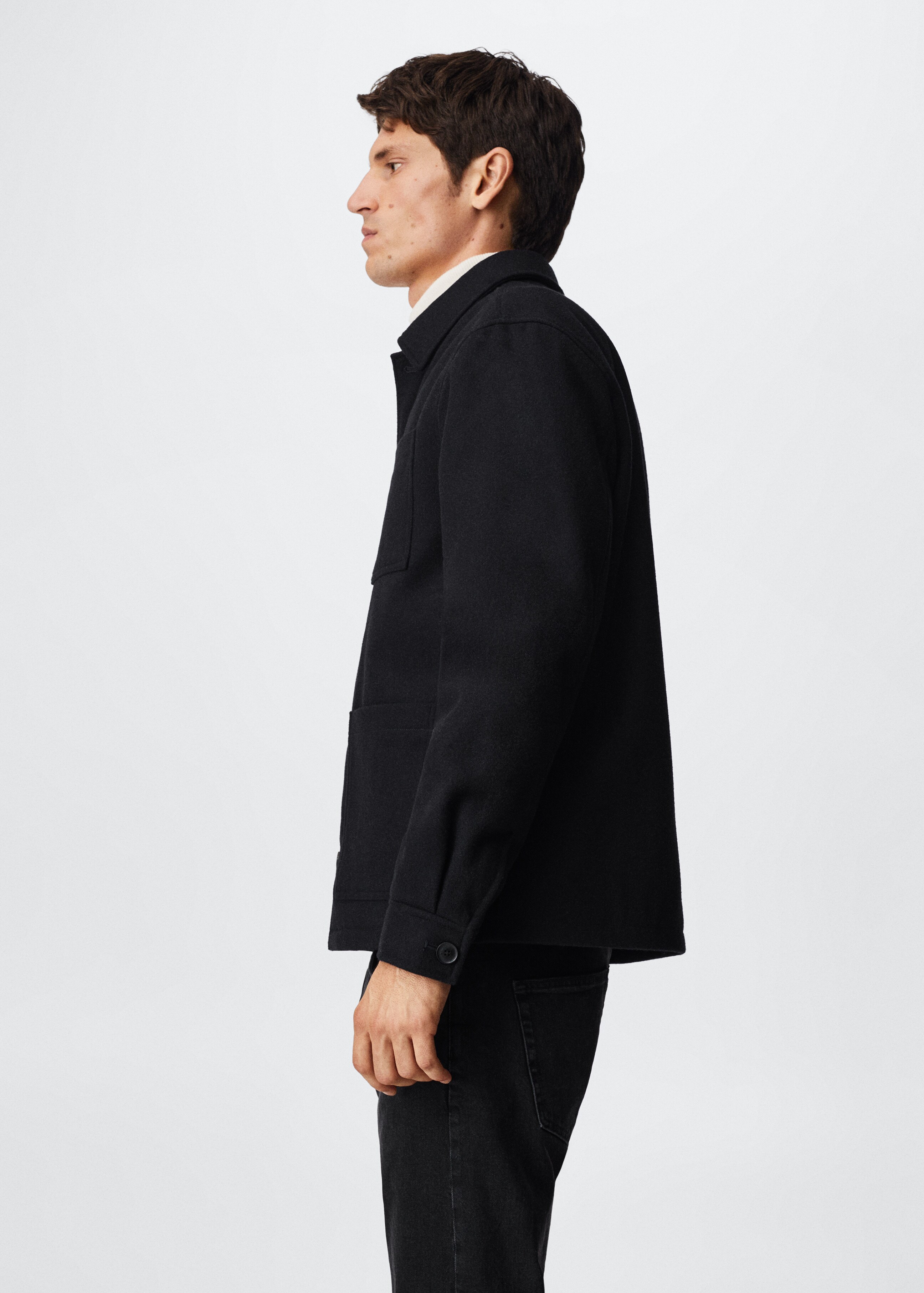 Pocketed wool-blend jacket - Details of the article 2