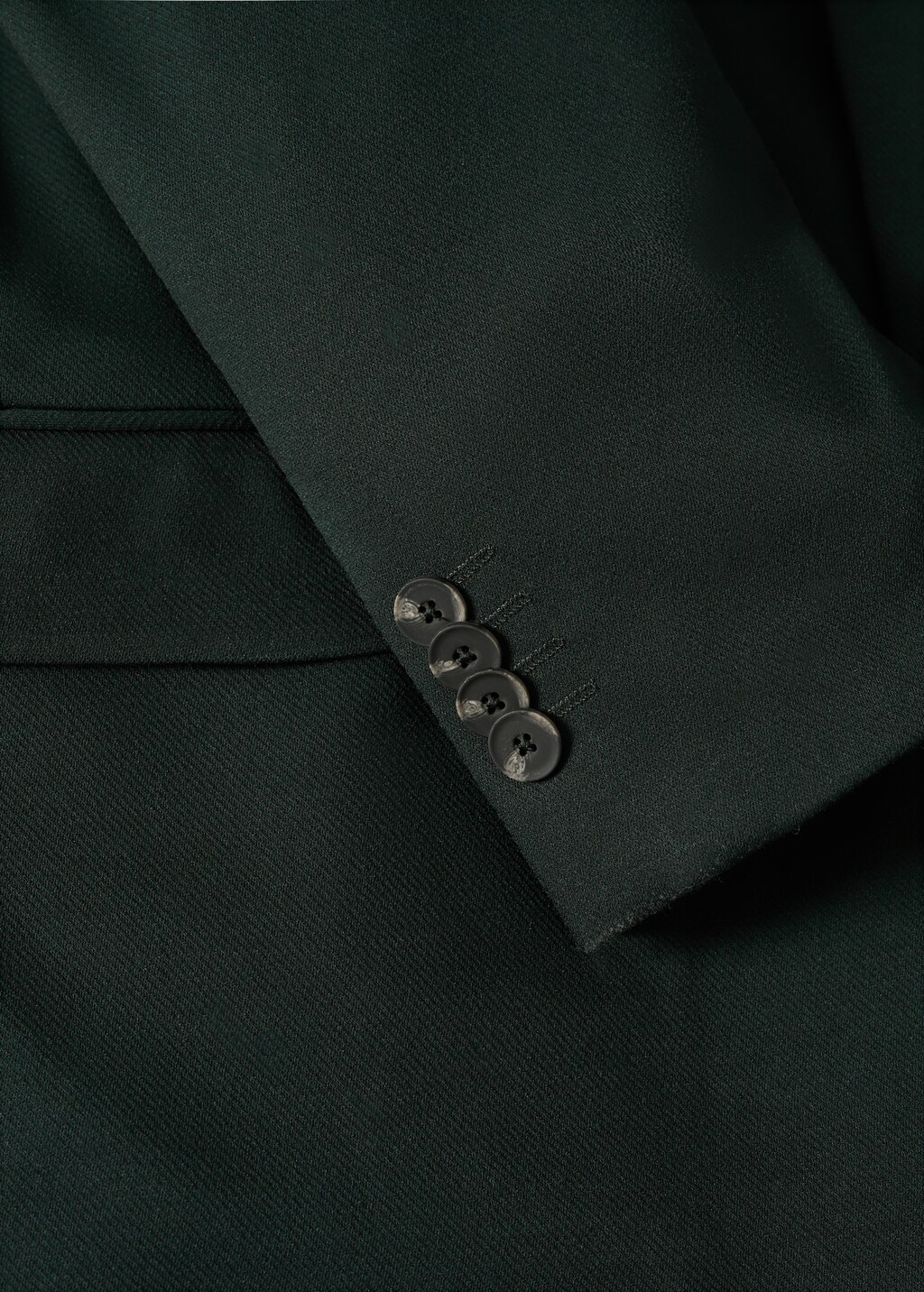 Structured cotton blazer - Details of the article 0