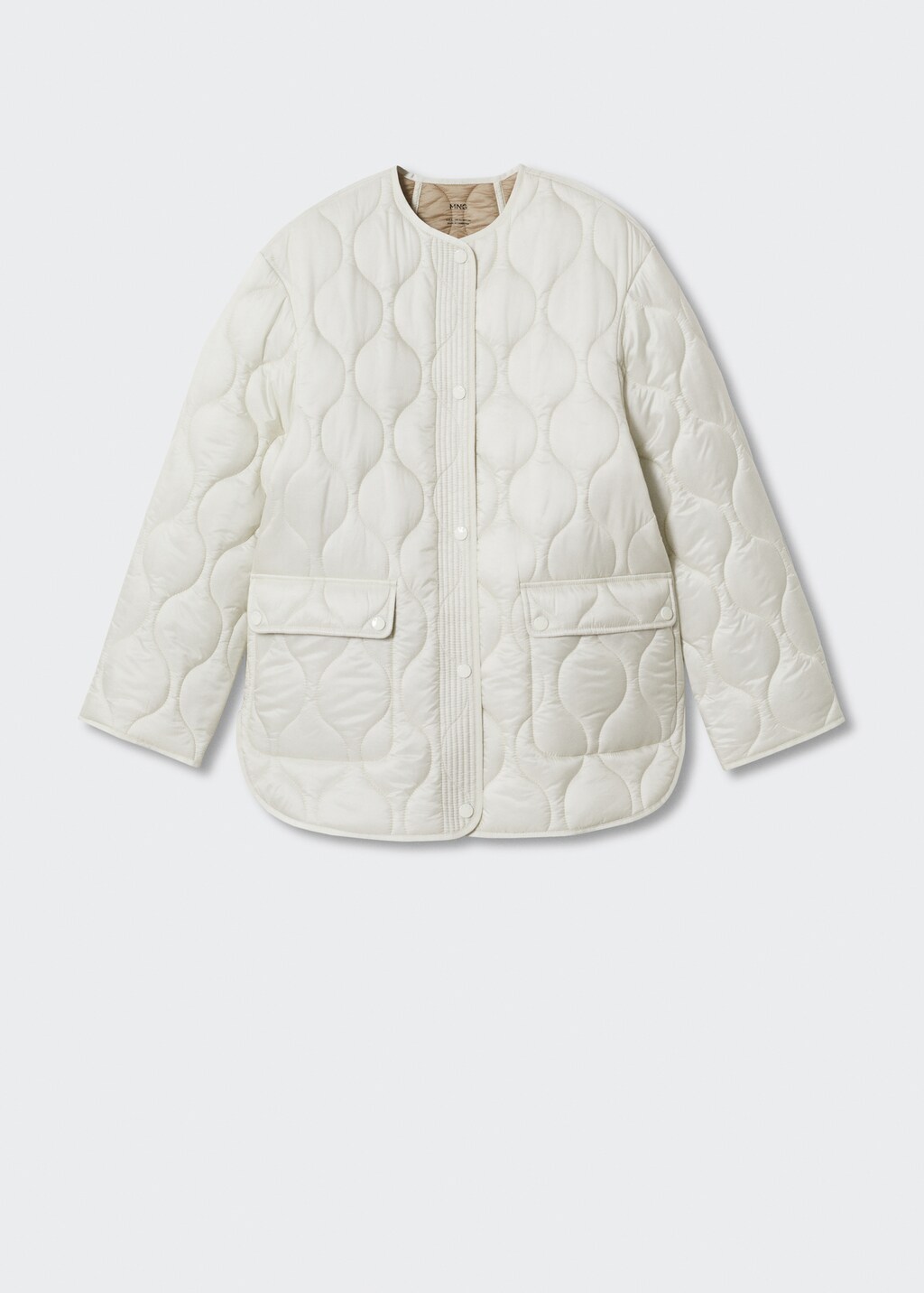 Oversize quilted coat - Article without model