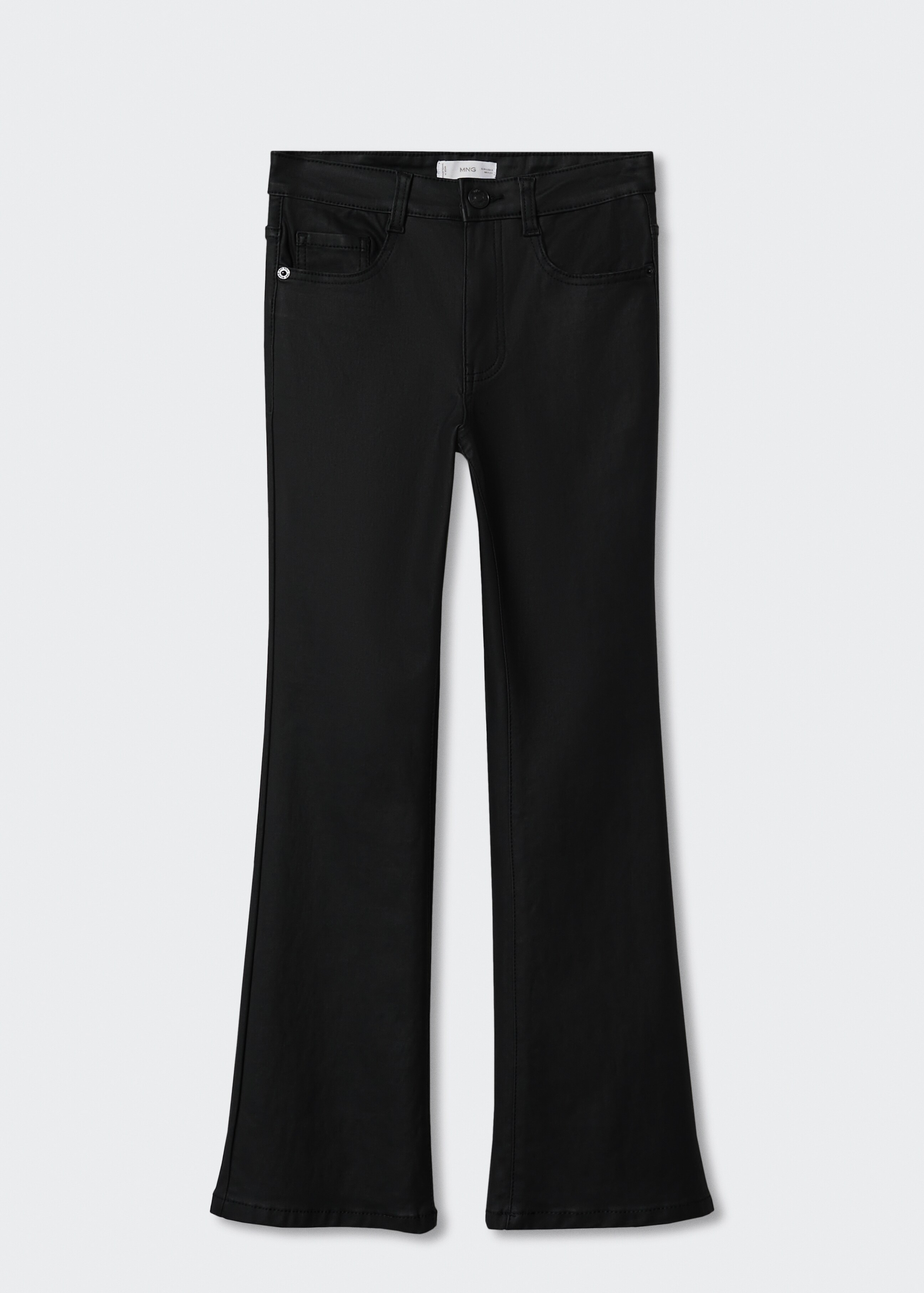 Coated skinny-fit trousers - Article without model