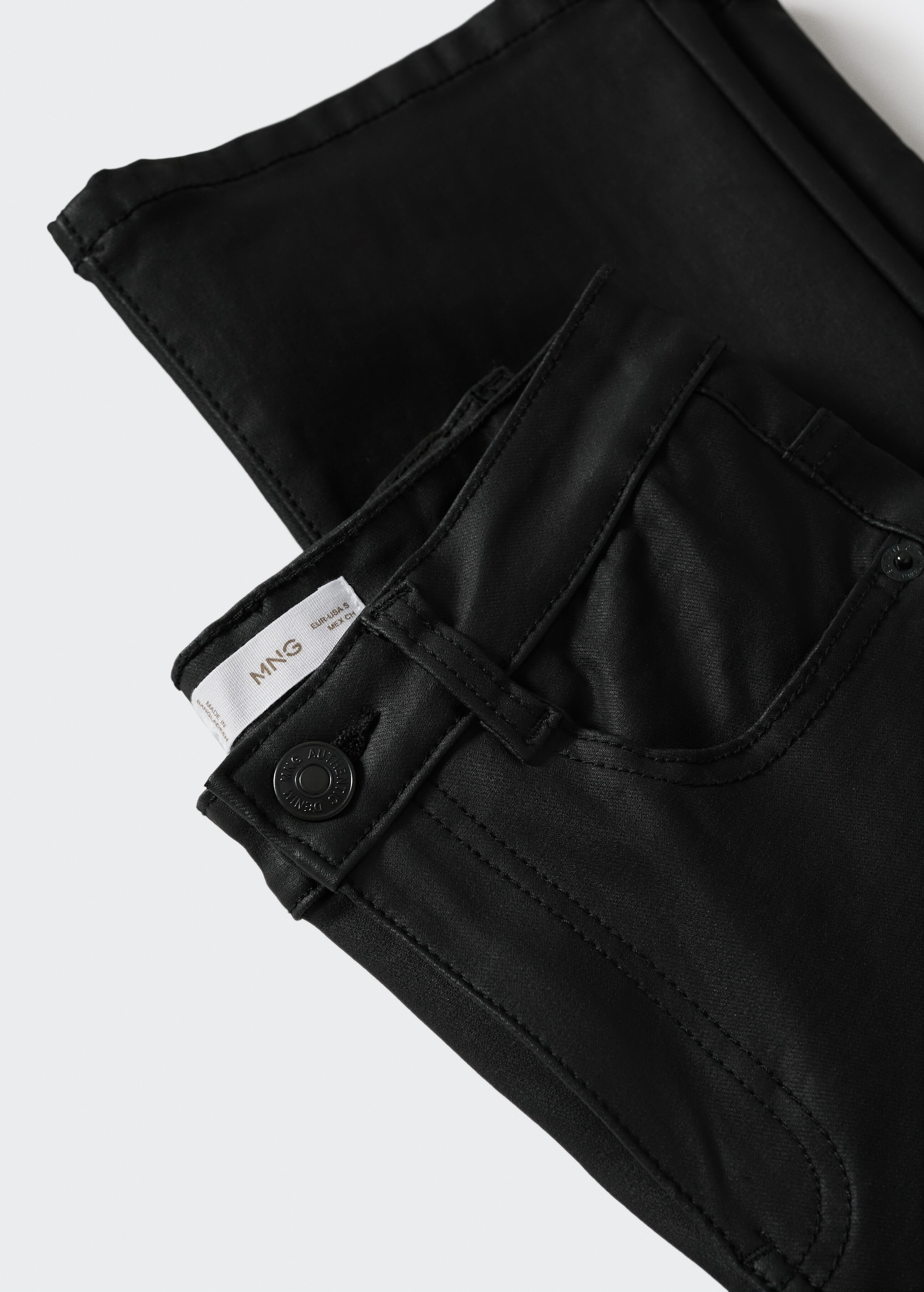 Coated skinny-fit trousers - Details of the article 8