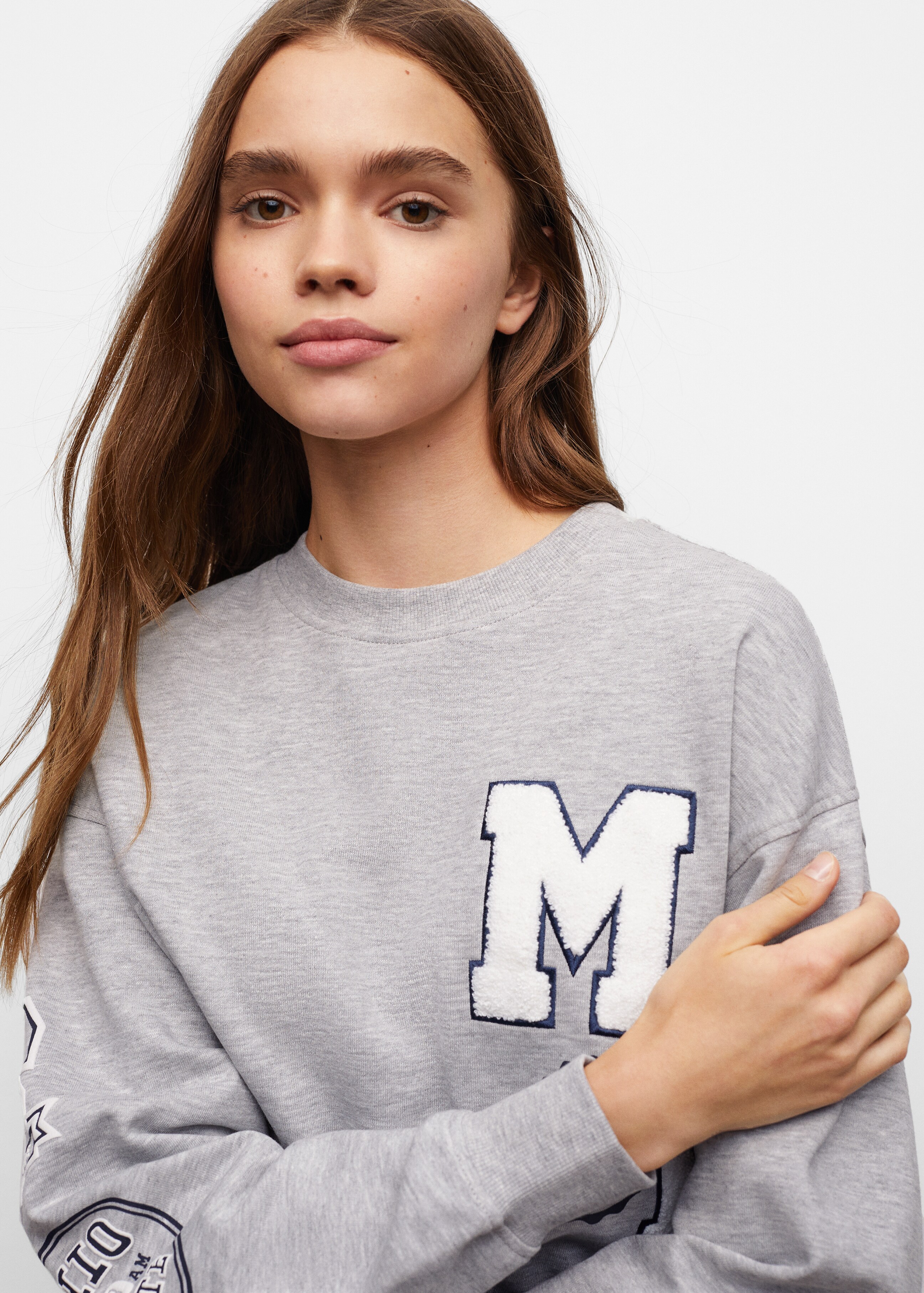 Message cotton sweatshirt - Details of the article 1