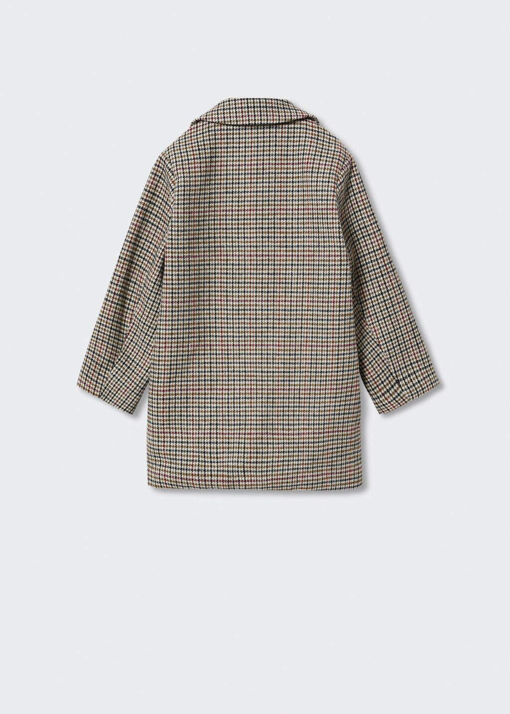 Houndstooth coat - Reverse of the article