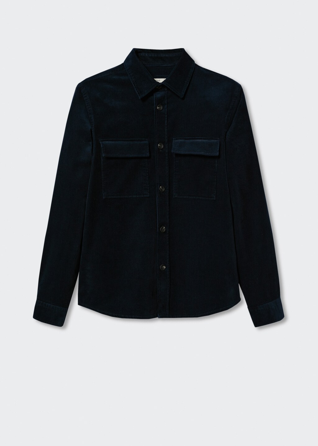 Corduroy pockets overshirt  - Article without model