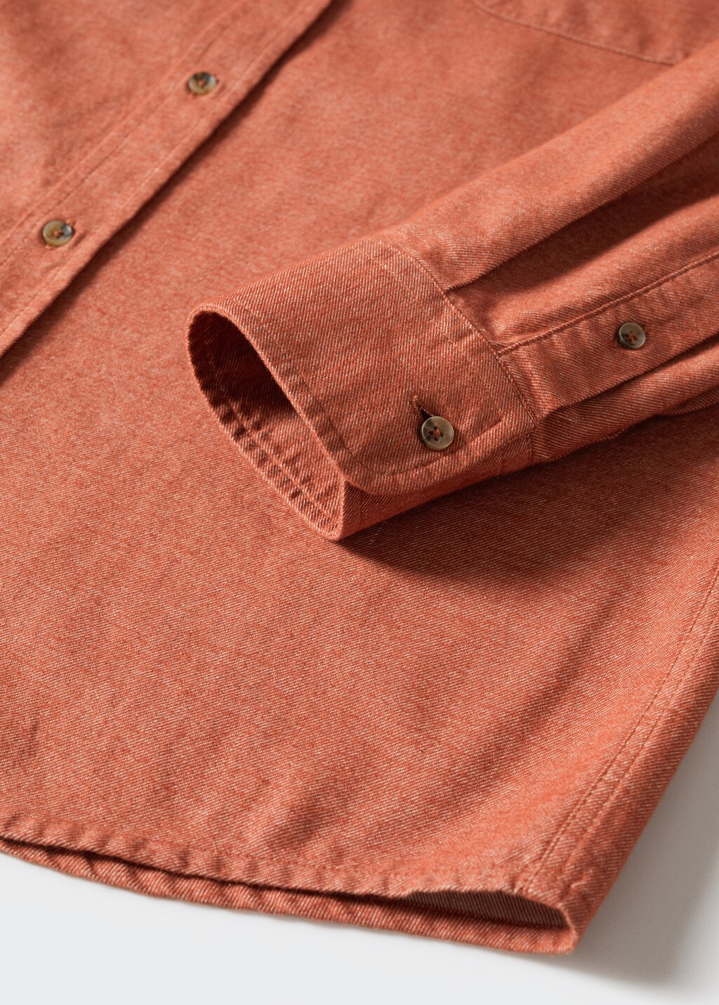 Chest-pocket cotton shirt - Details of the article 7