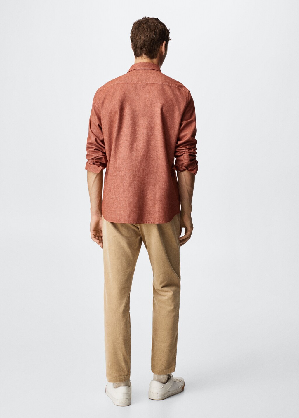 Chest-pocket cotton shirt - Reverse of the article