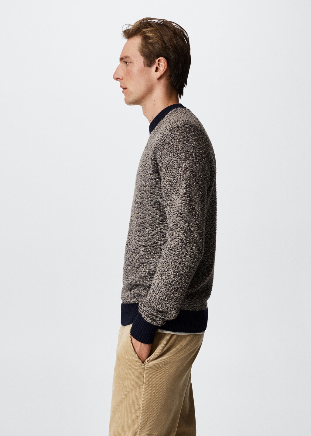 Textured wool-blend sweater - Details of the article 2